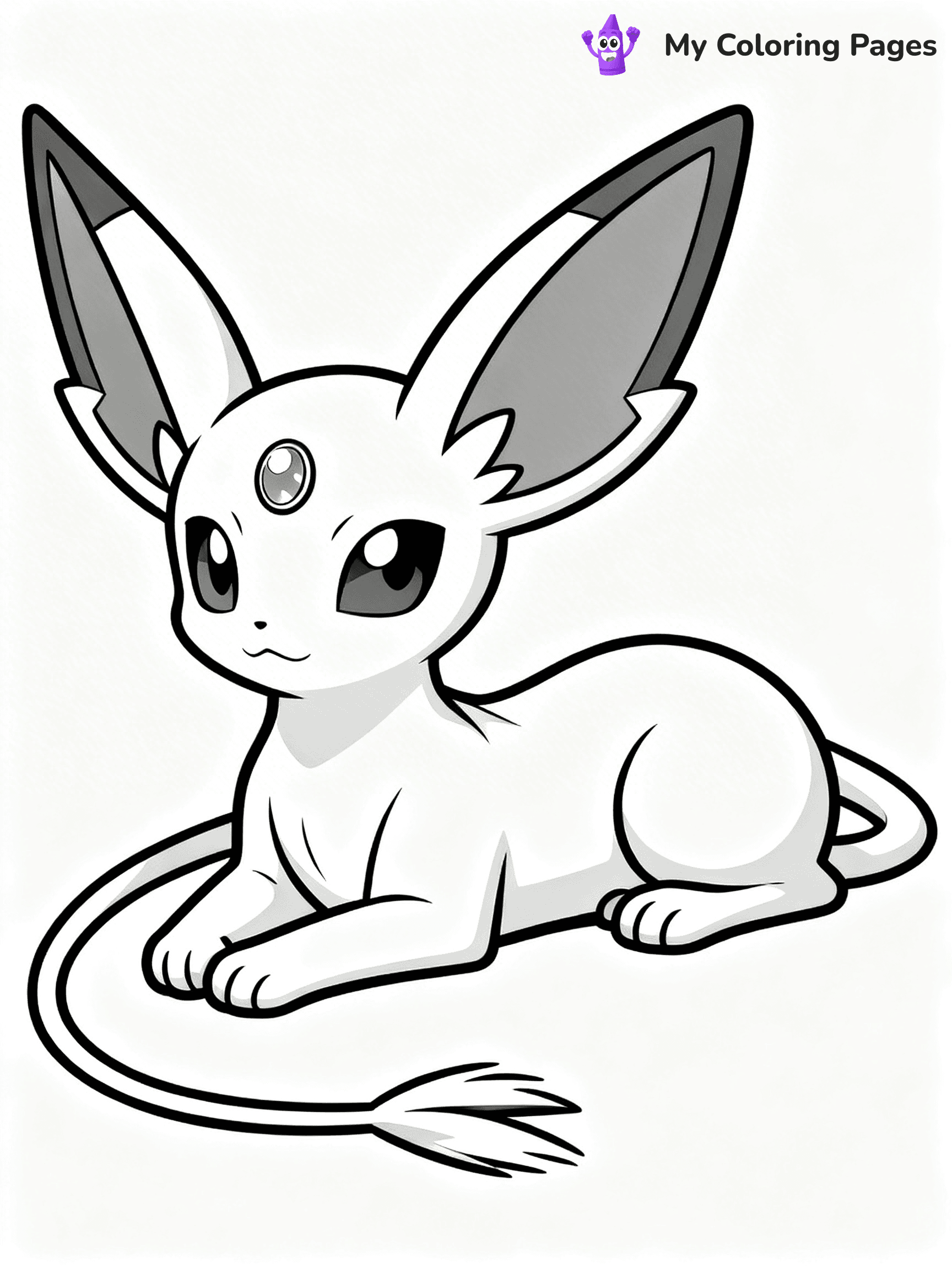 Espeon Coloring Pages - 29