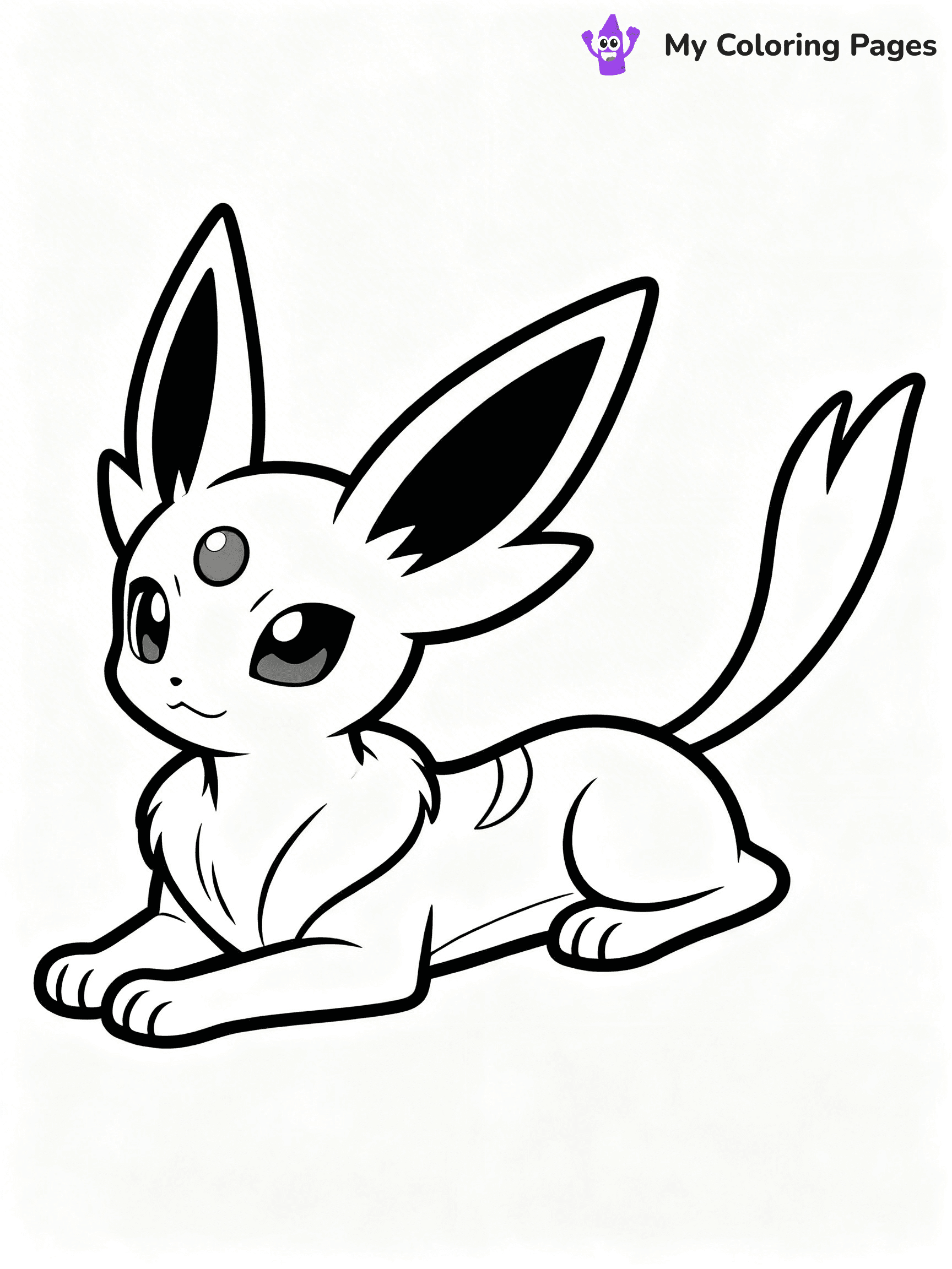 Espeon Coloring Pages - 28
