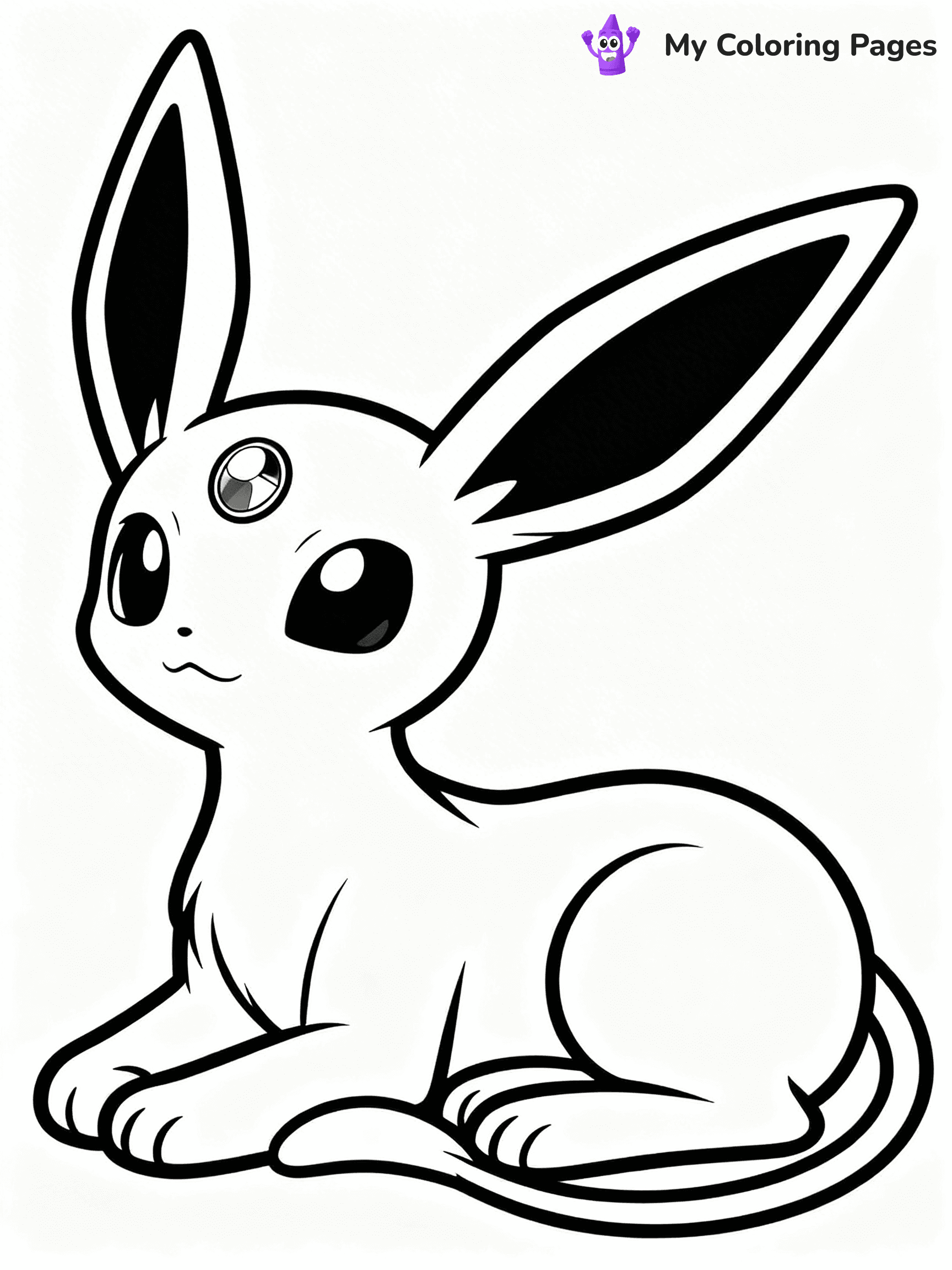 Espeon Coloring Pages - 27