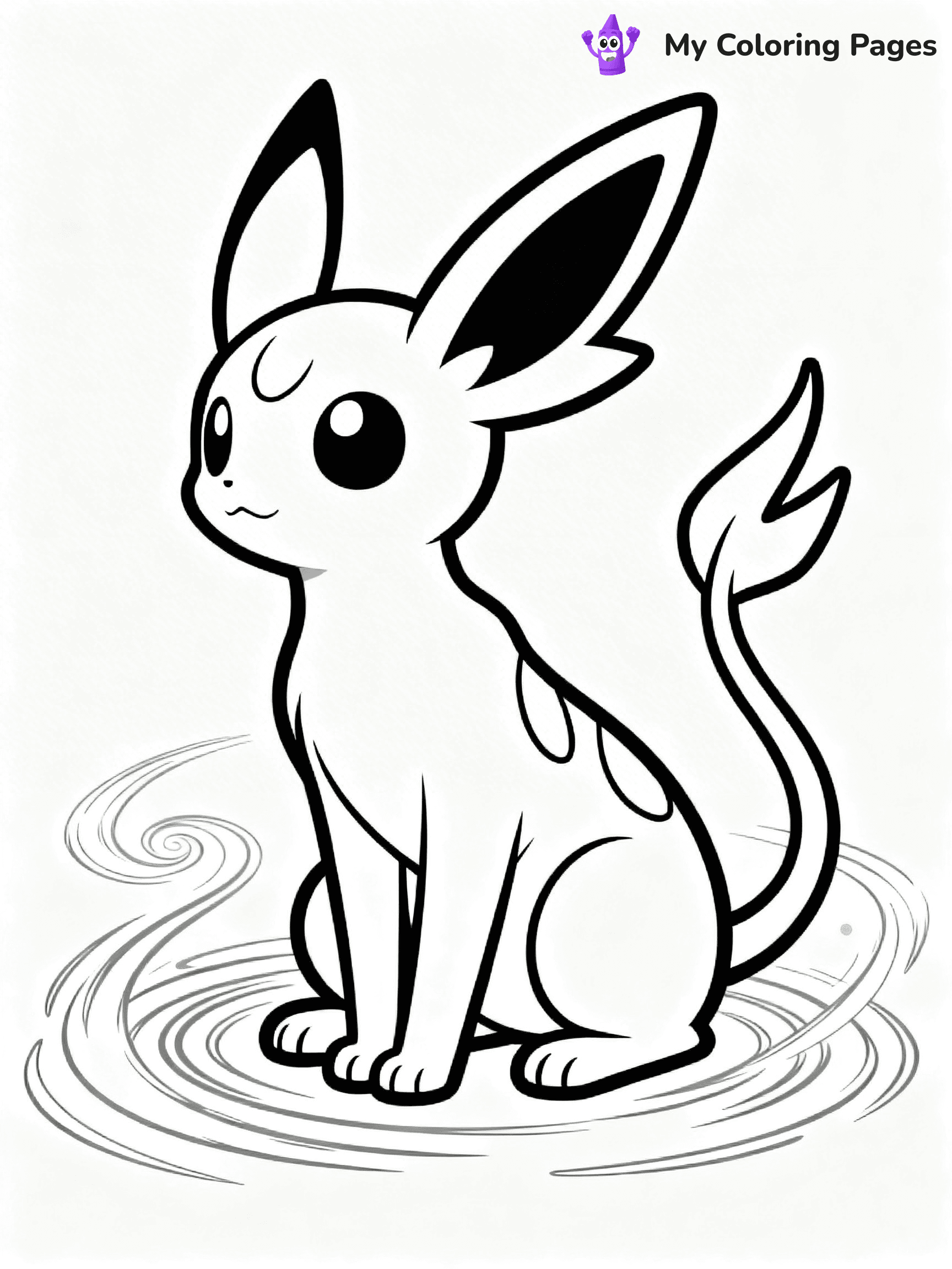 Espeon Coloring Pages - 26