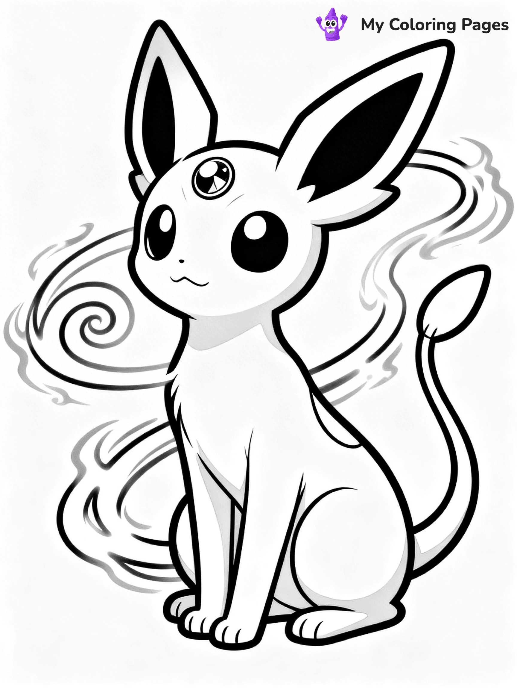 Espeon Coloring Pages - 25
