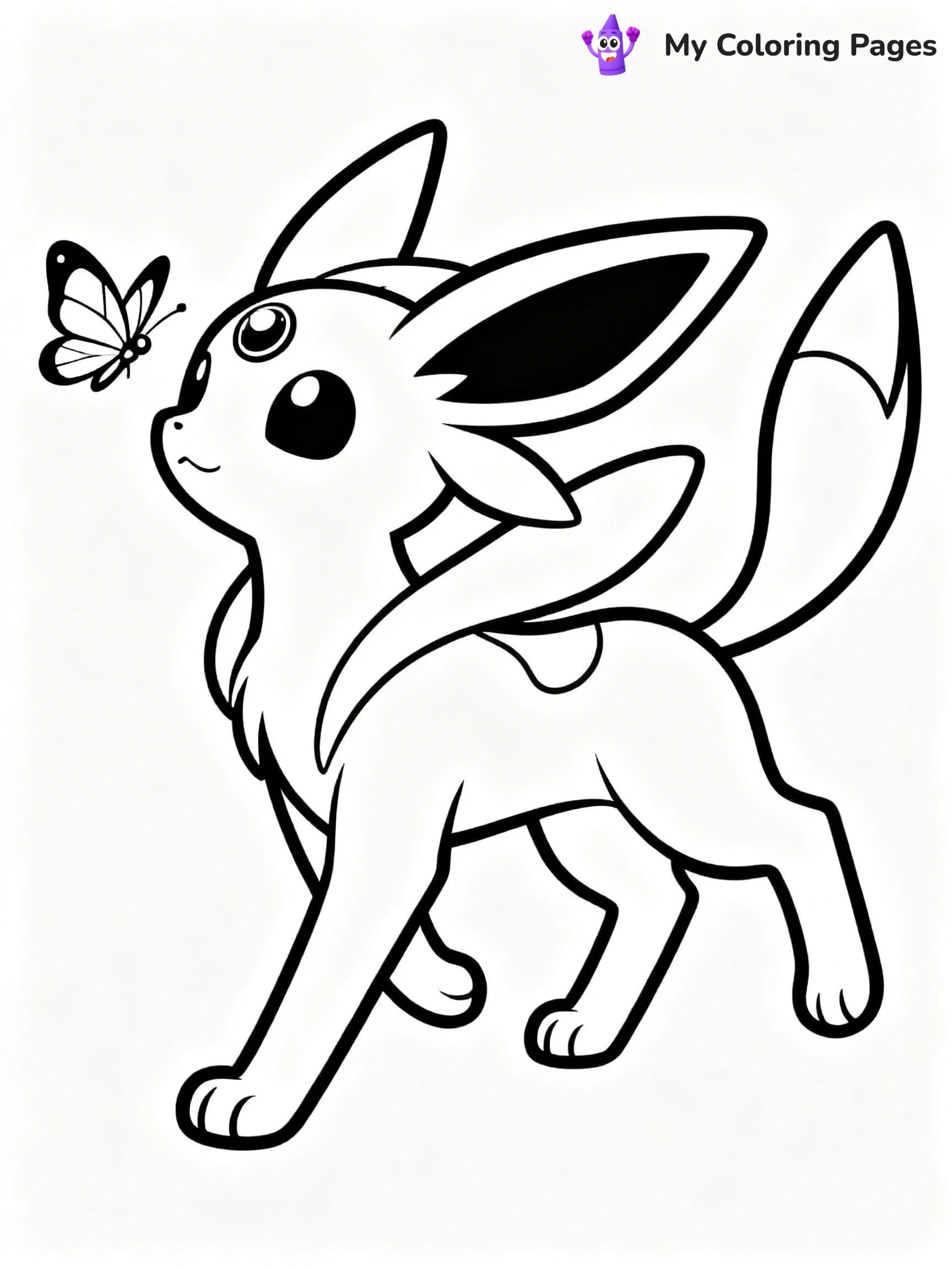 Espeon Coloring Pages - 16