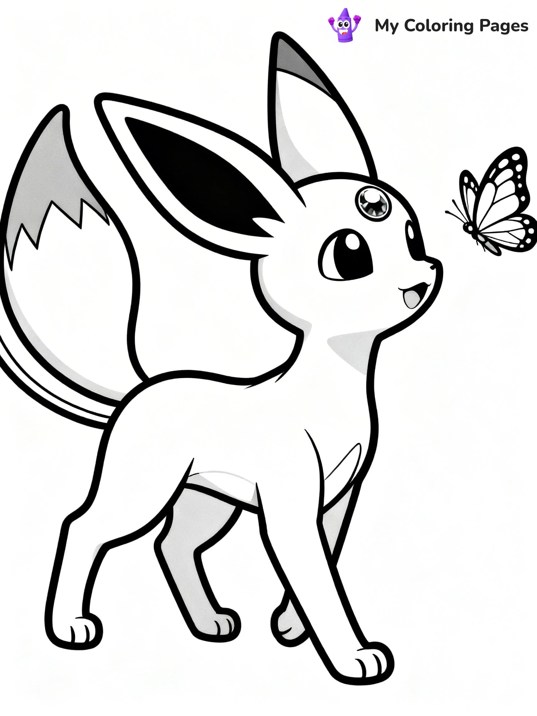 Espeon Coloring Pages - 13