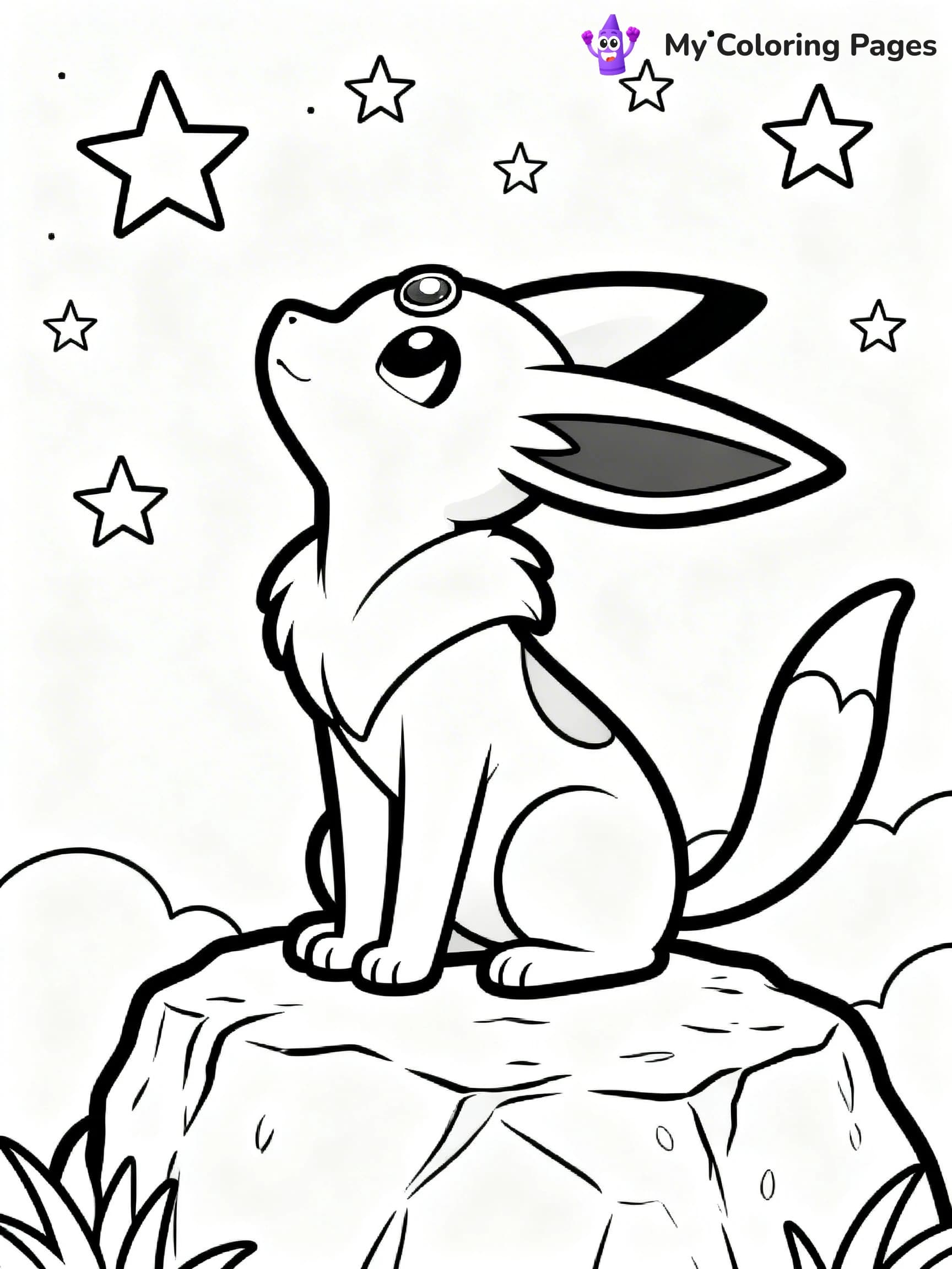 Espeon Coloring Pages - 10