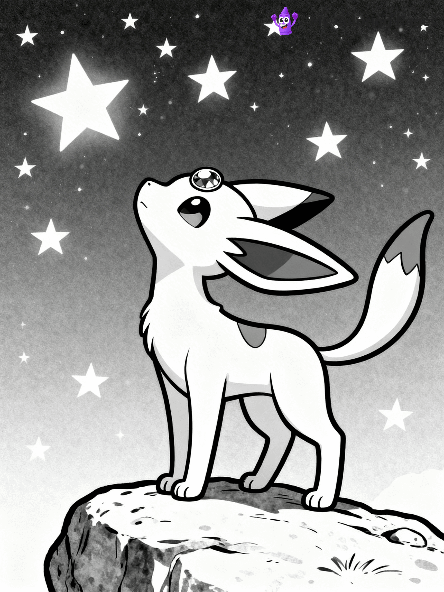 Espeon Coloring Pages - 7