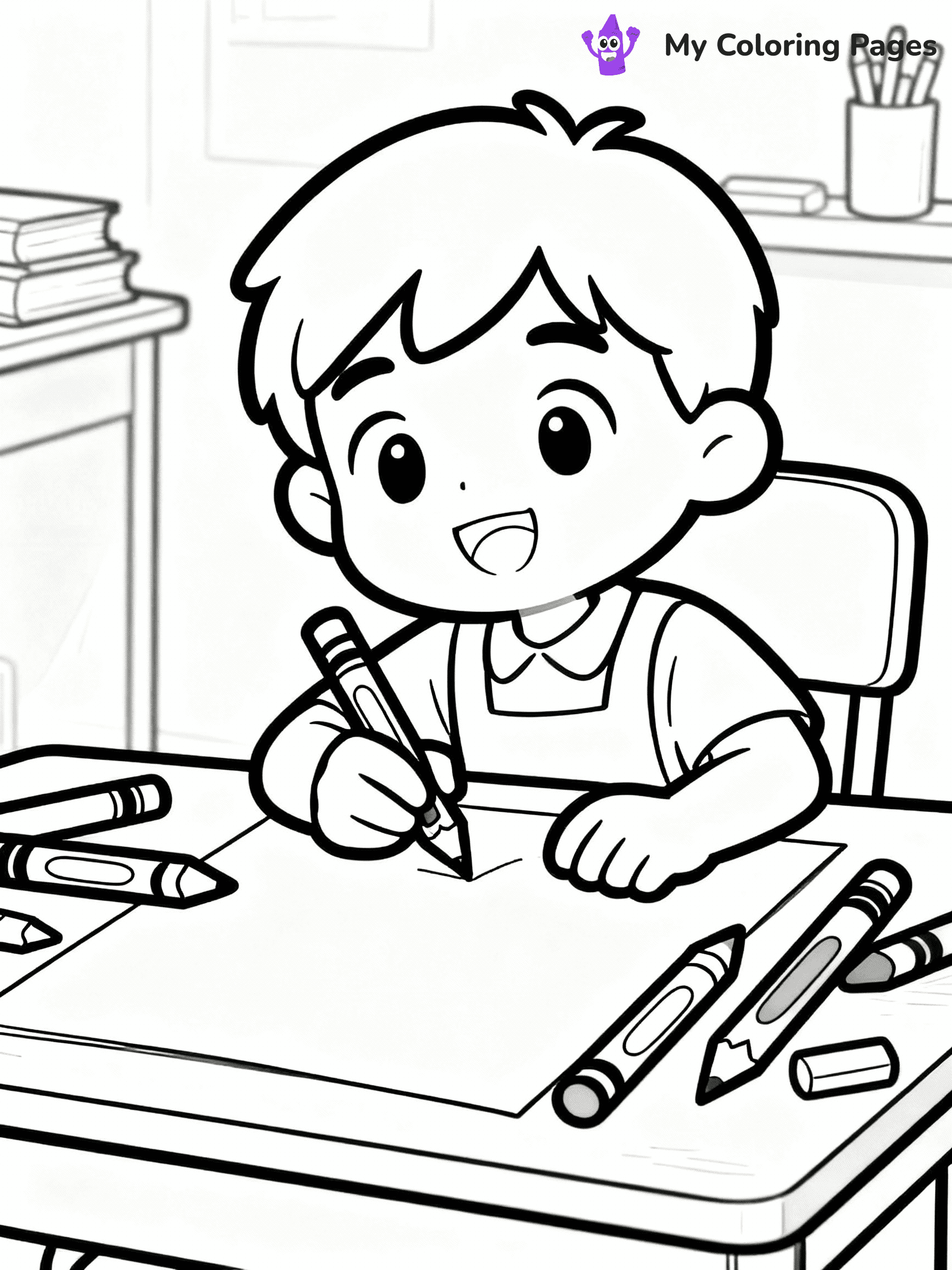 Teacher Coloring Pages - 24