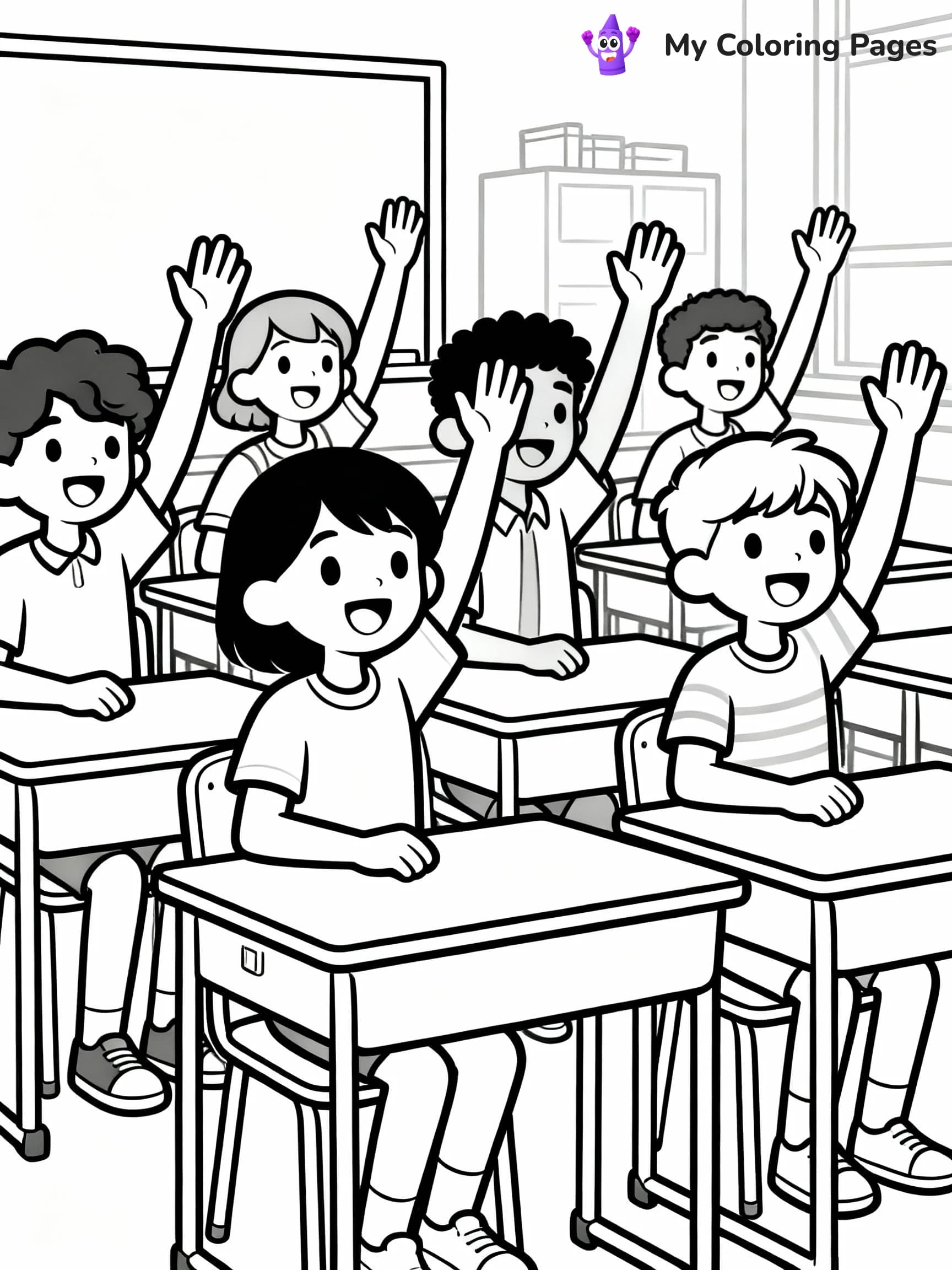 Teacher Coloring Pages - 14