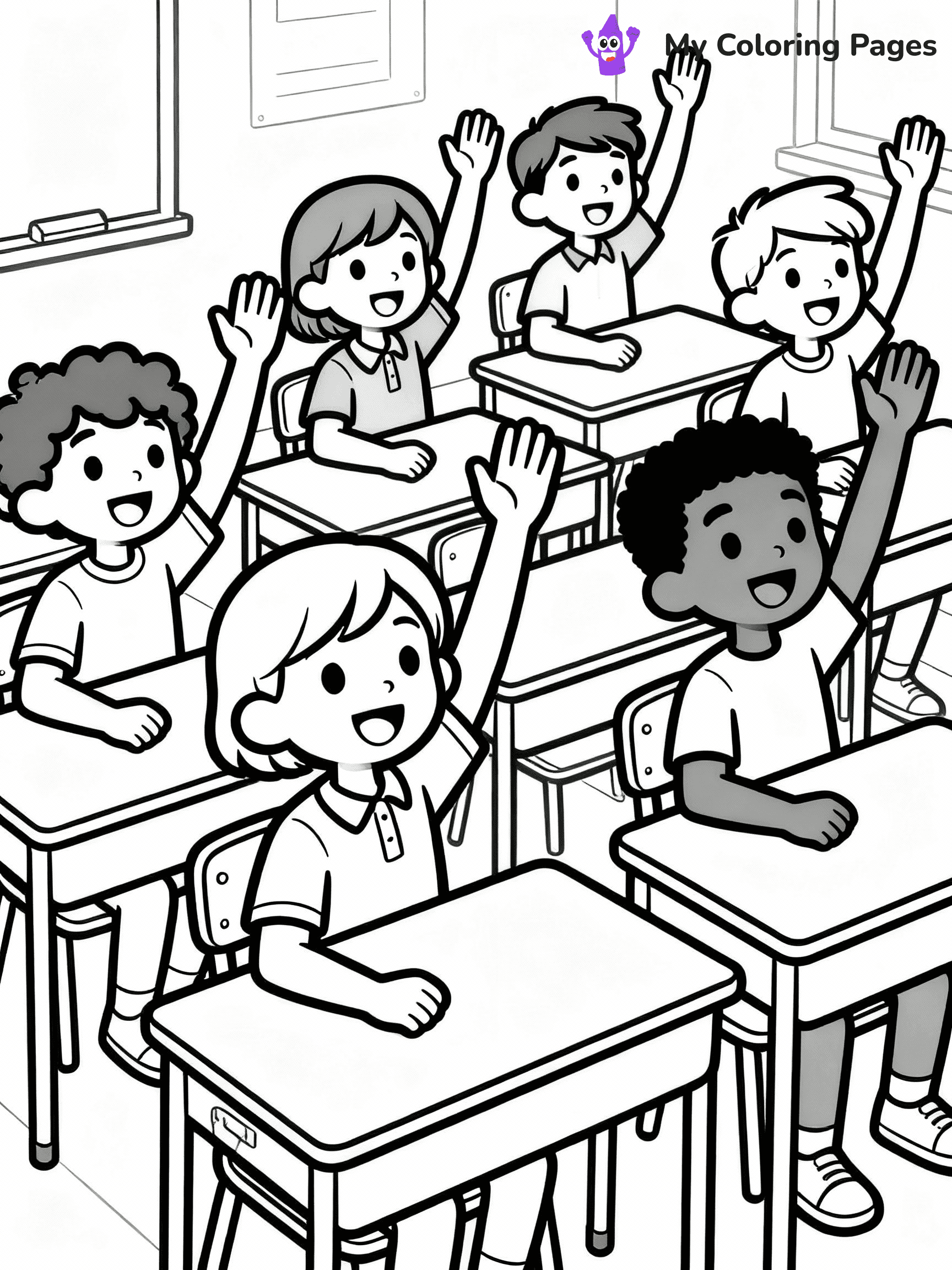 Teacher Coloring Pages - 13