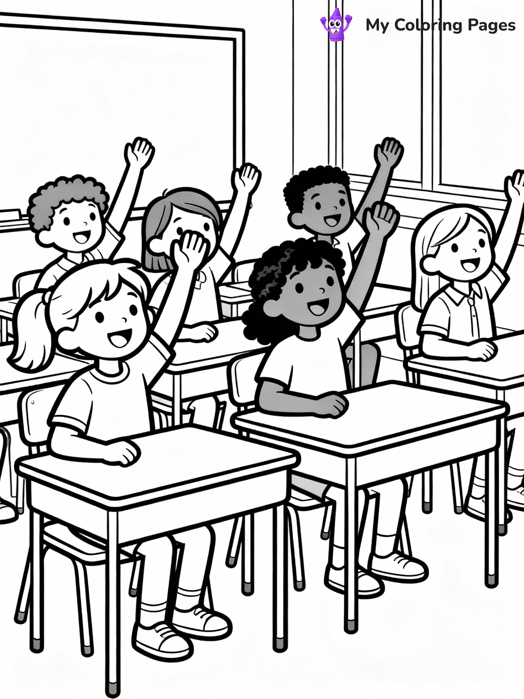 Teacher Coloring Pages - 12