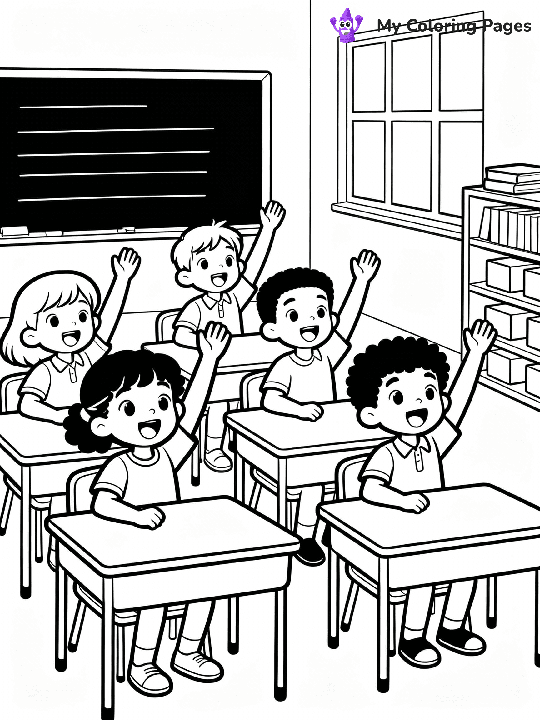 Teacher Coloring Pages - 11