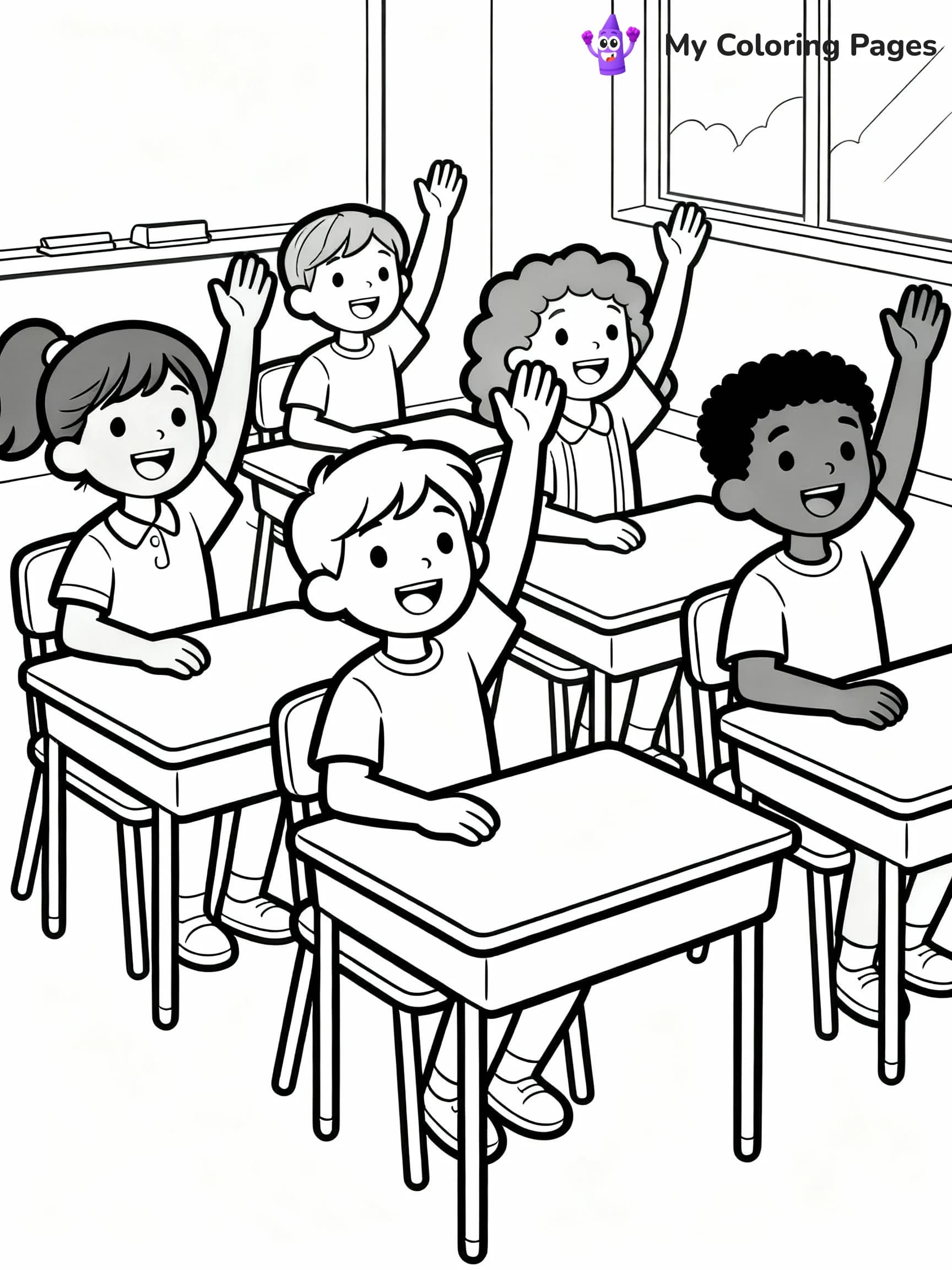 Teacher Coloring Pages - 10