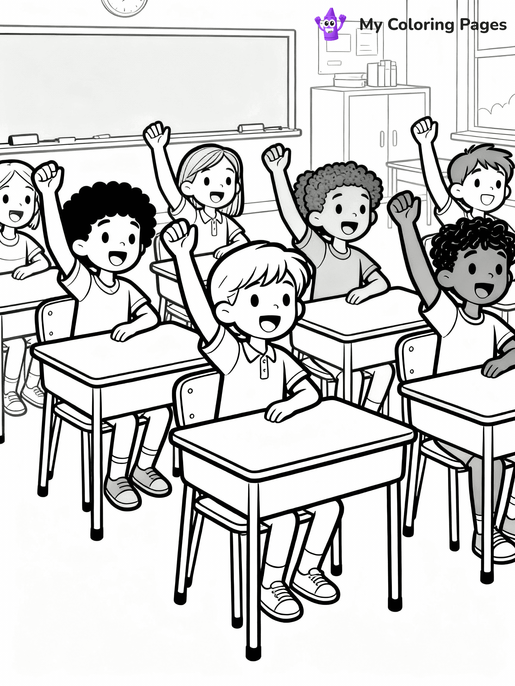 Teacher Coloring Pages - 9