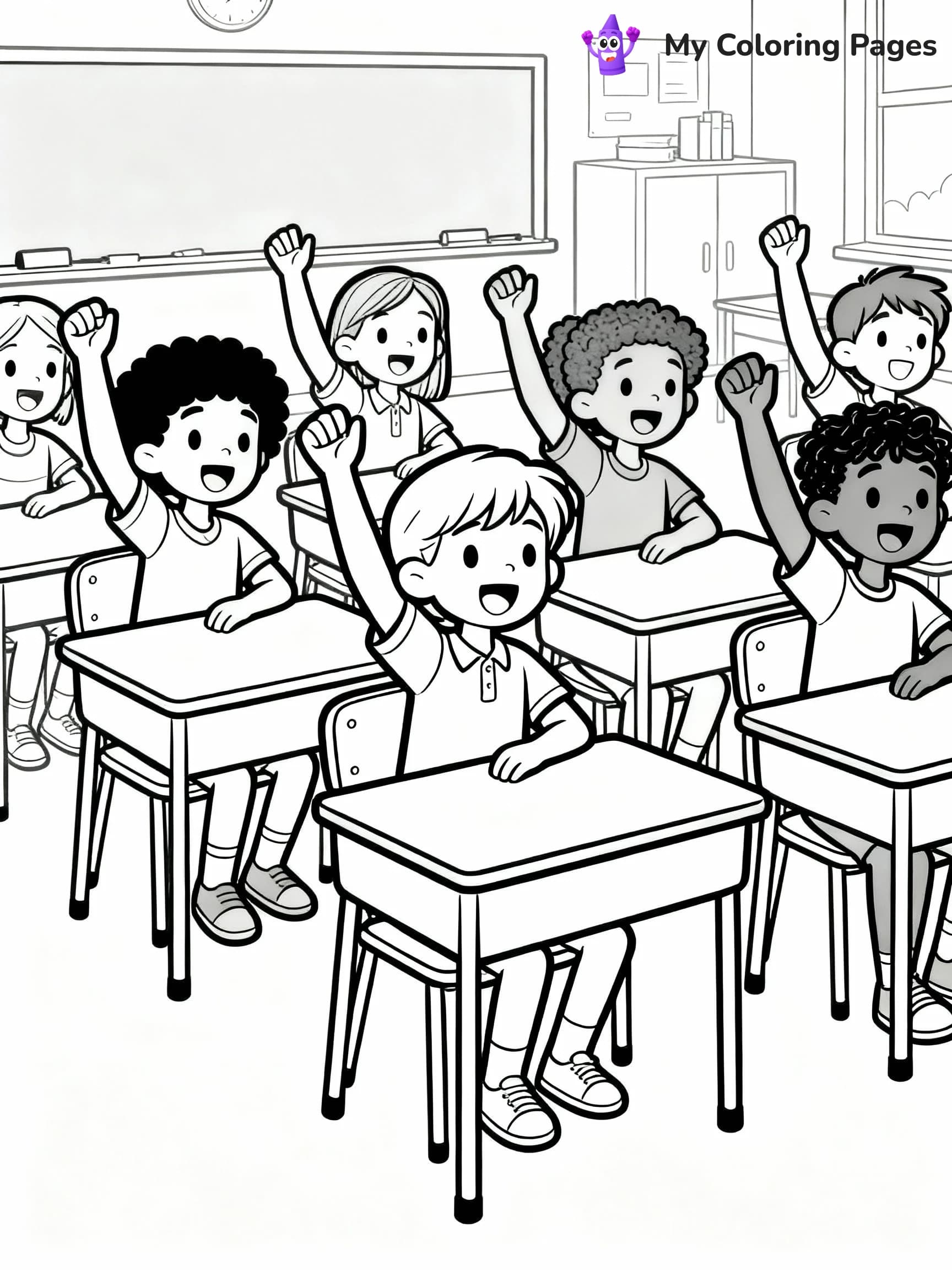Teacher Coloring Pages - 9