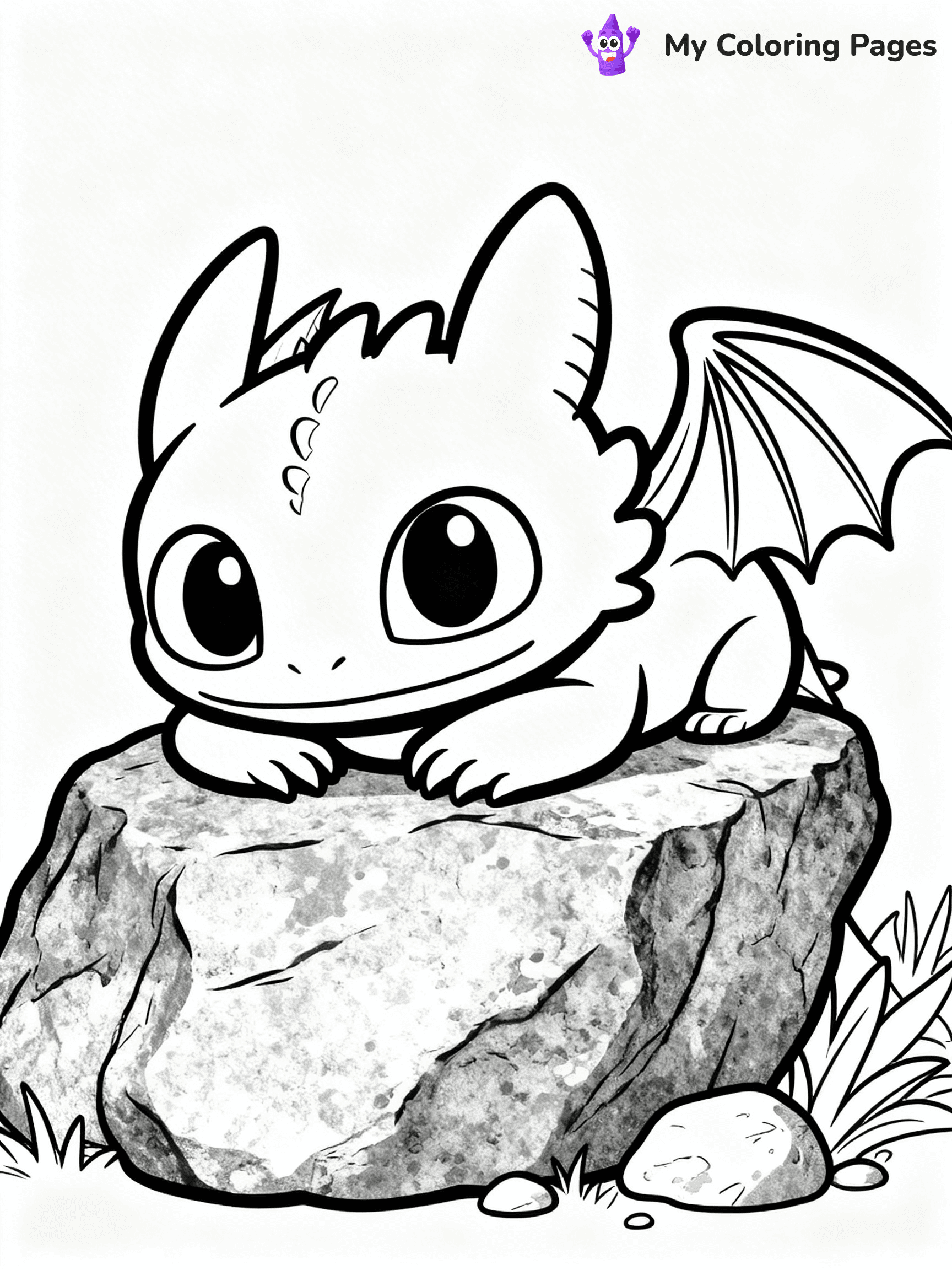 Toothless Coloring Pages - 14