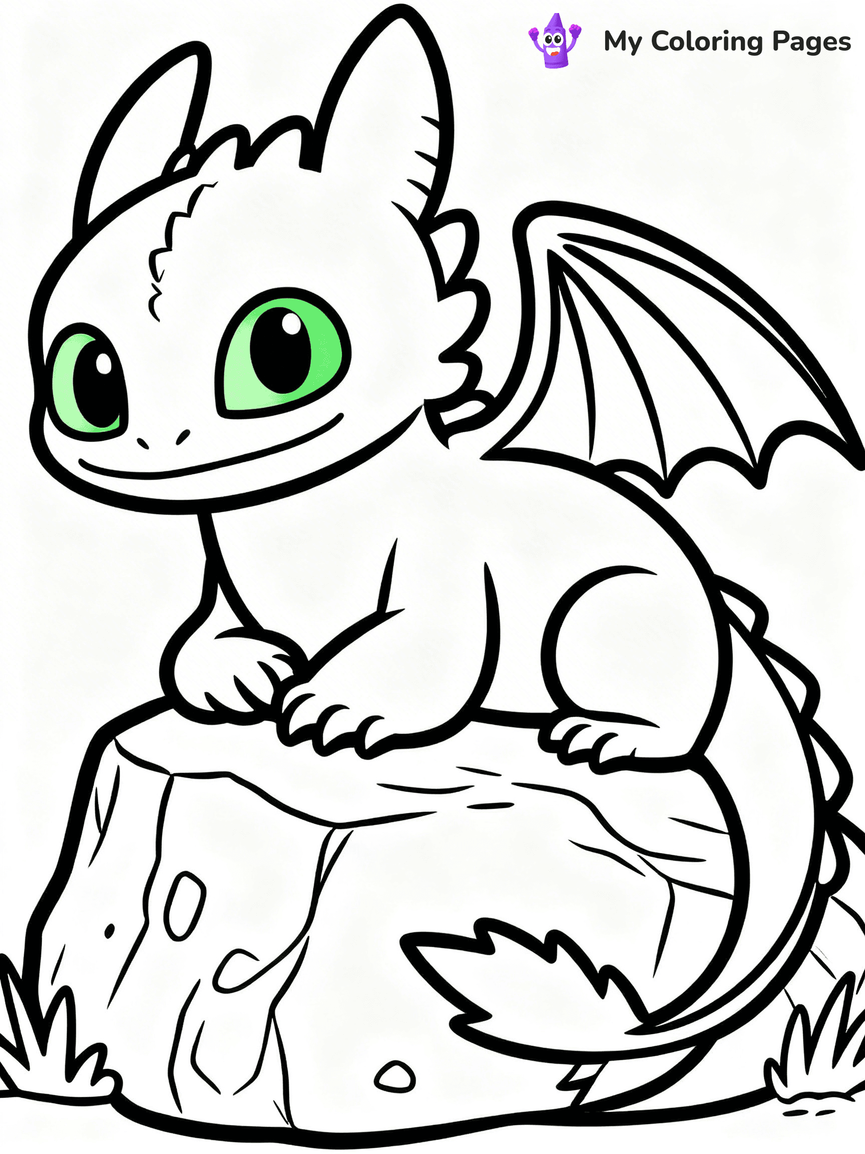 Toothless Coloring Pages - 13