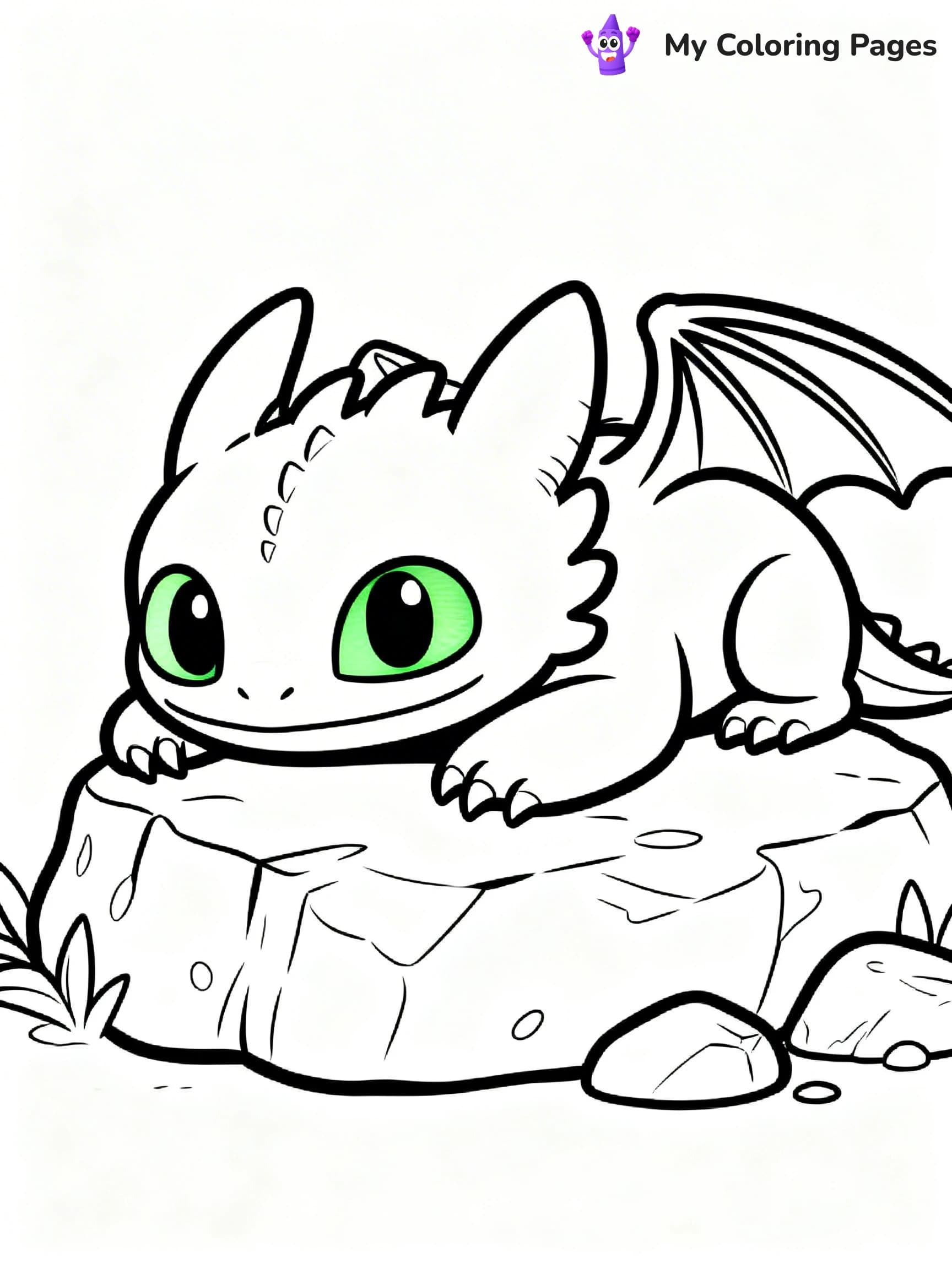 Toothless Coloring Pages - 10