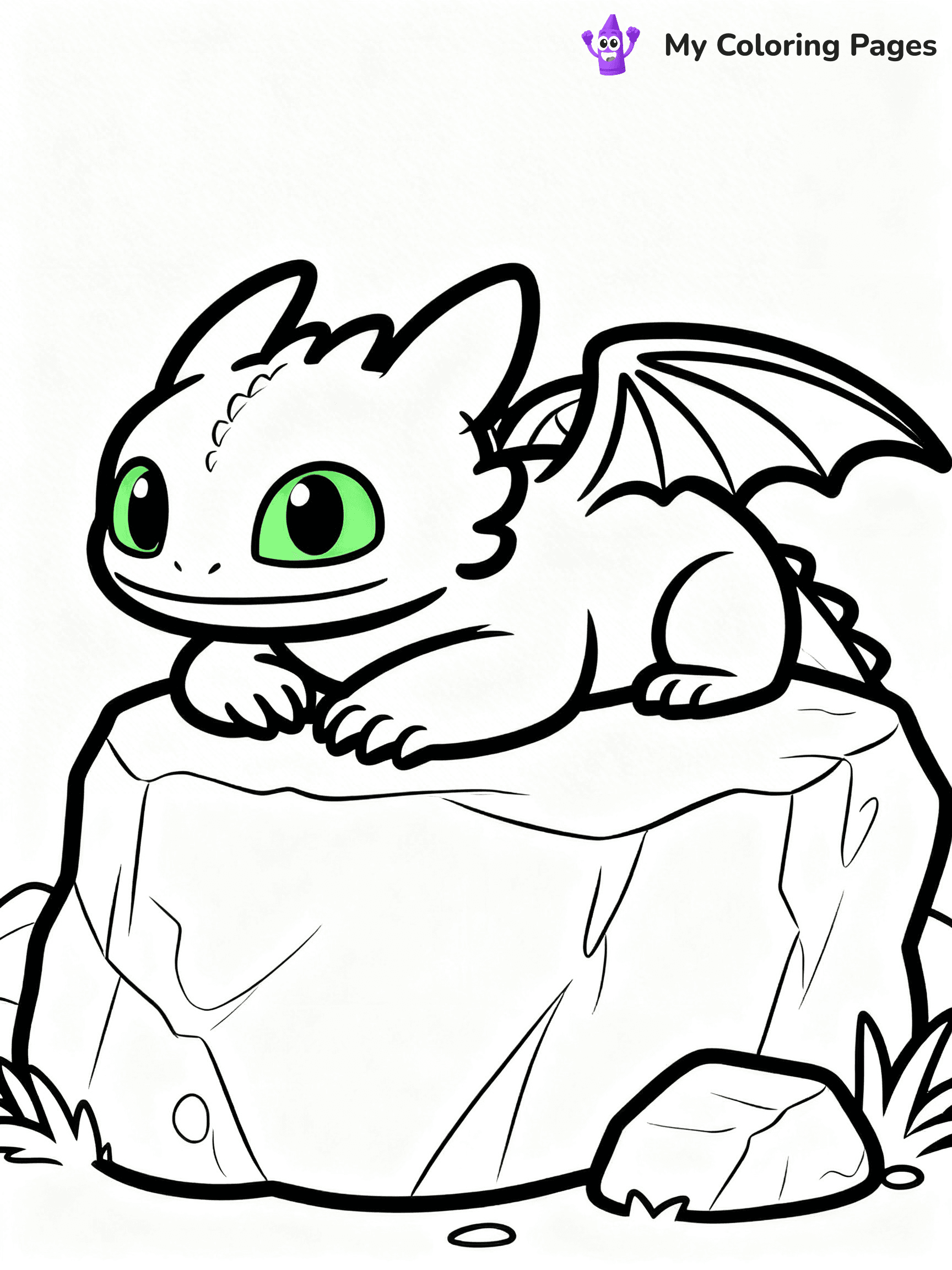 Toothless Coloring Pages - 9