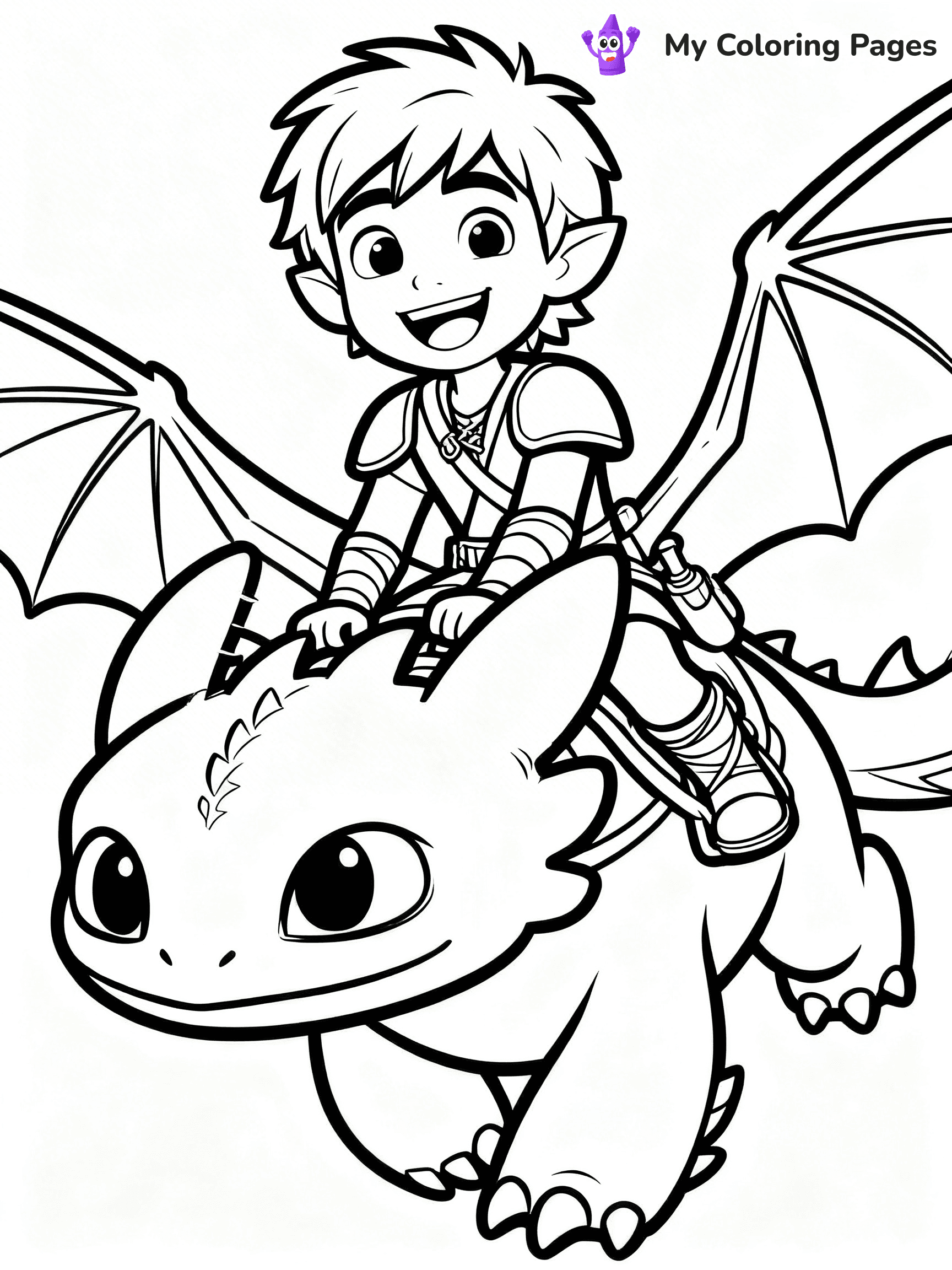 Toothless Coloring Pages - 7