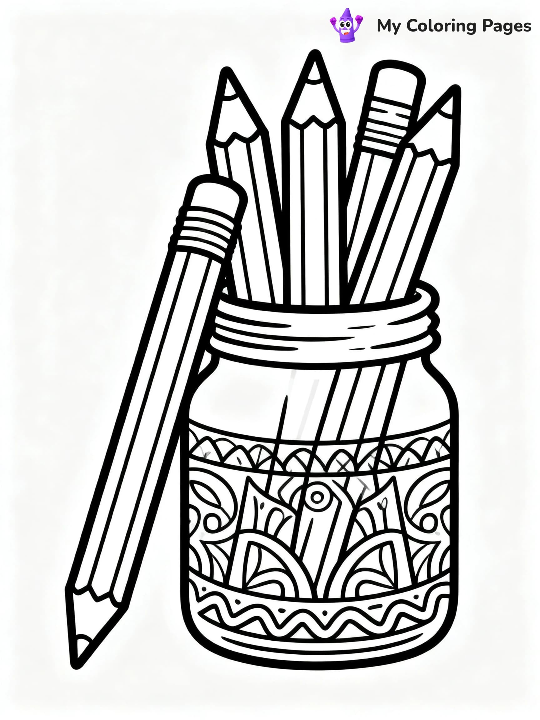 Art Supplies Coloring Pages - 23