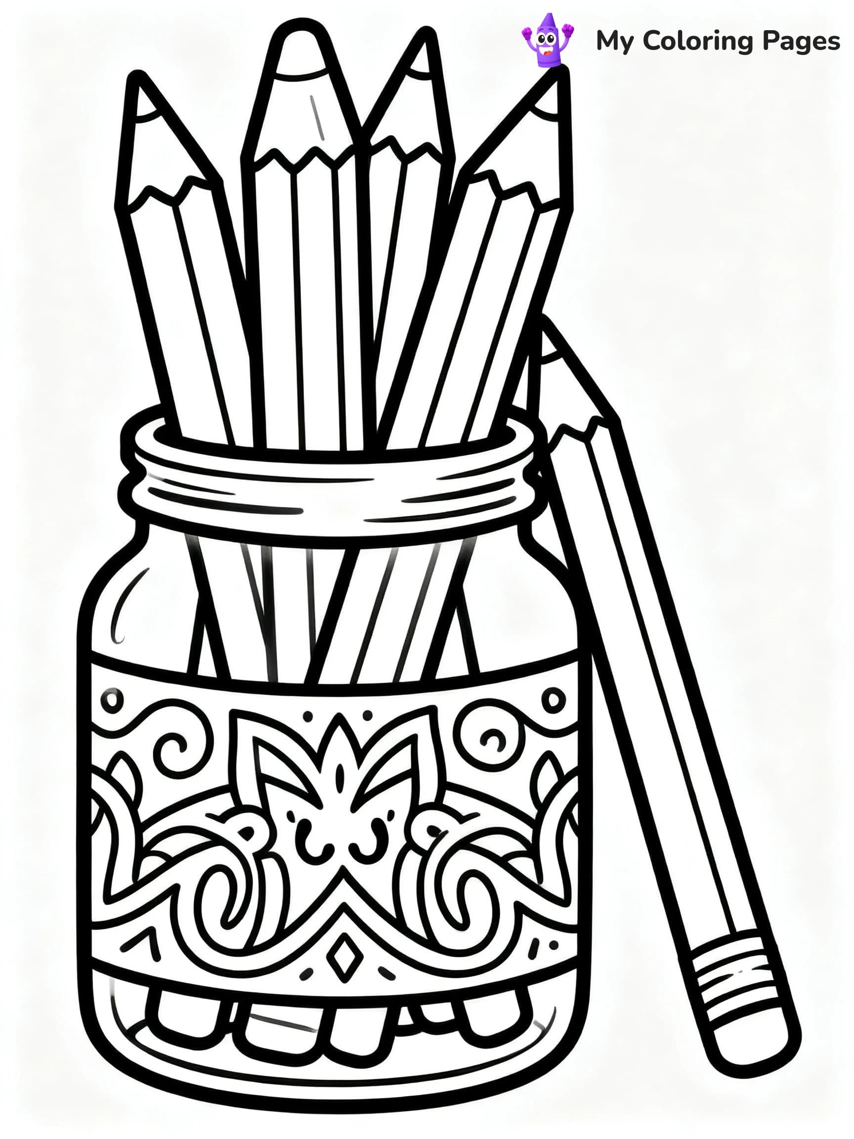 Art Supplies Coloring Pages - 21