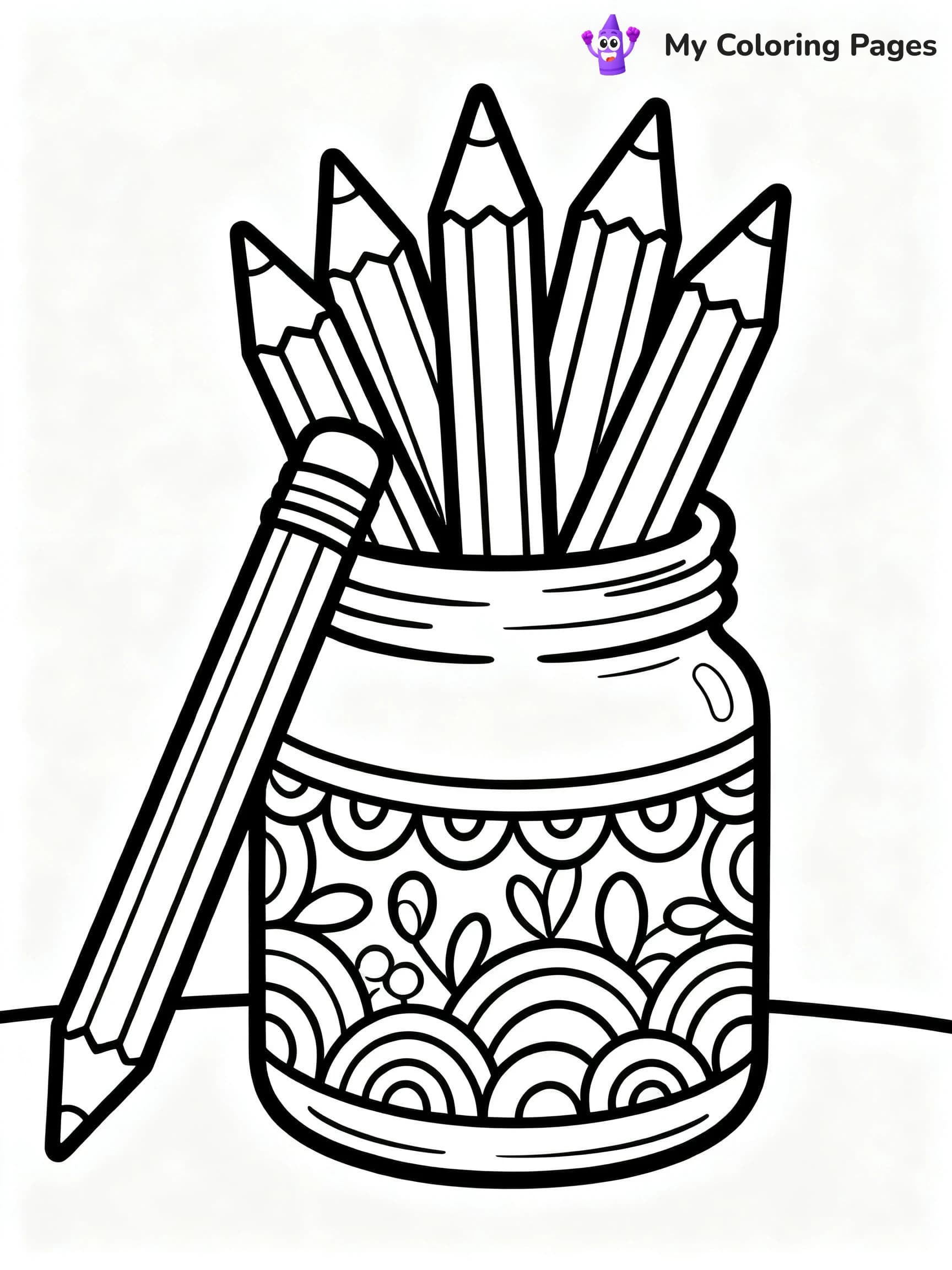 Art Supplies Coloring Pages - 20