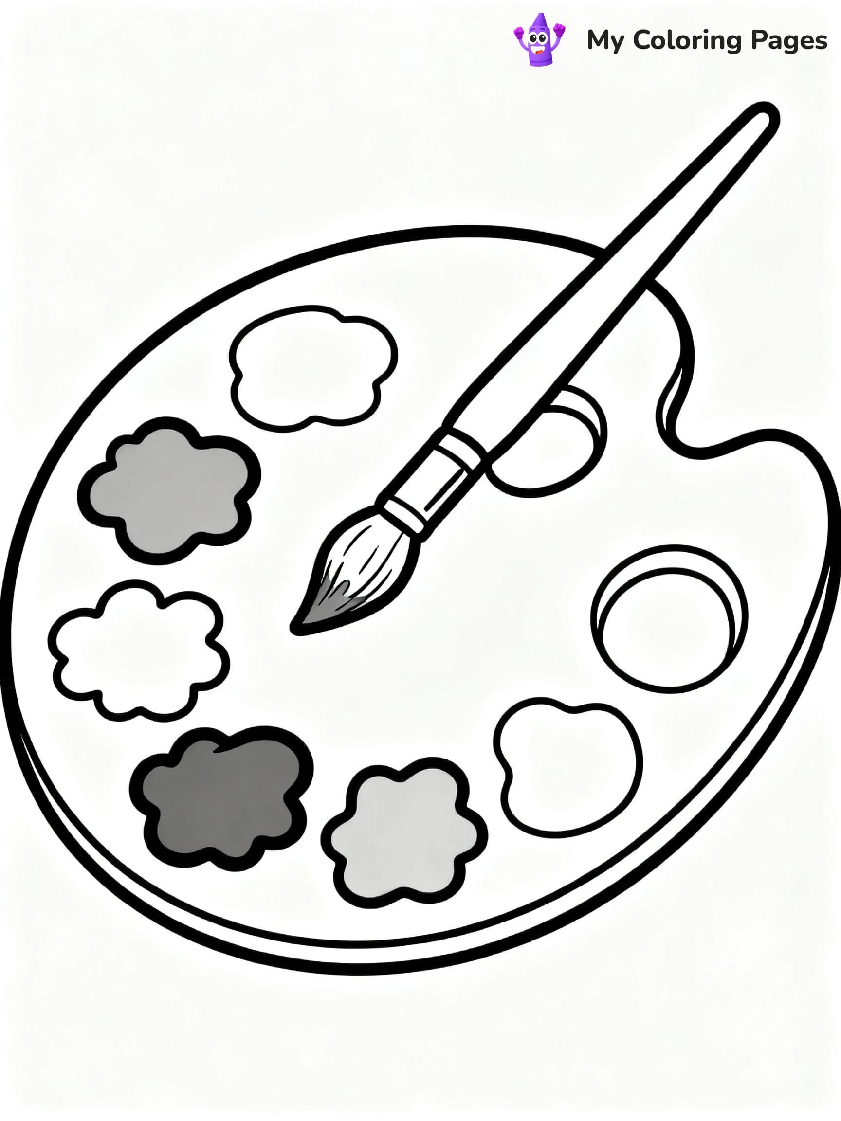 Art Supplies Coloring Pages - 17