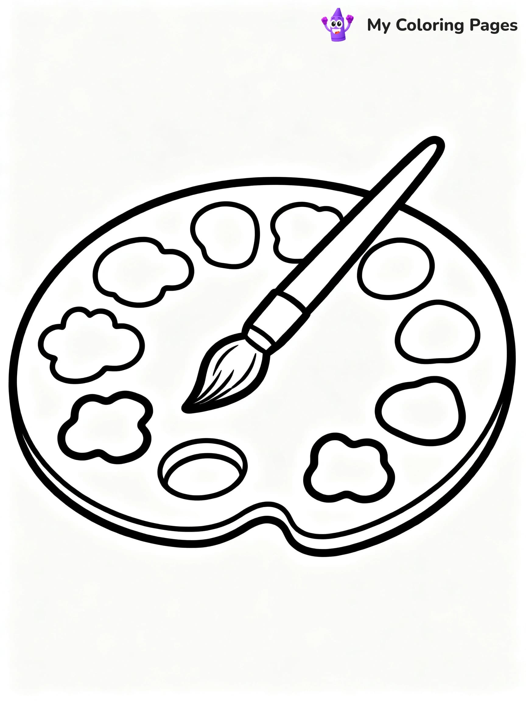 Art Supplies Coloring Pages - 16