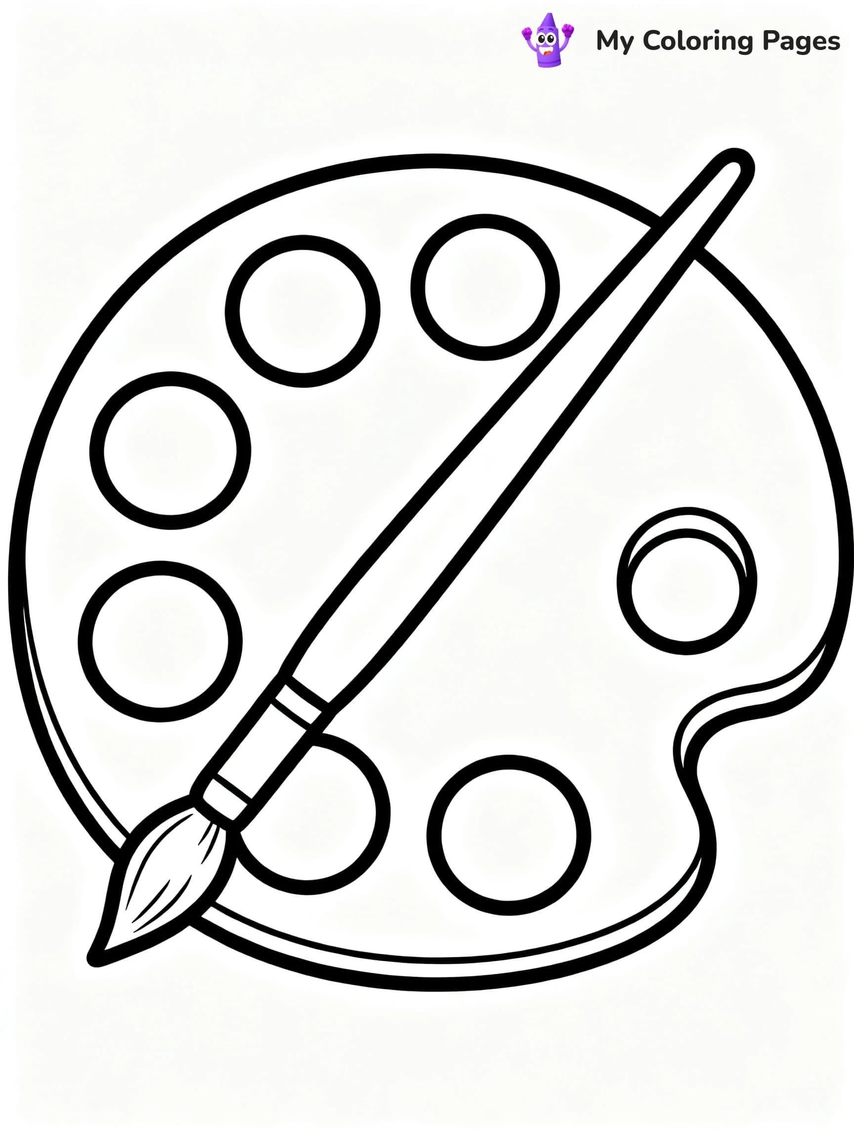 Art Supplies Coloring Pages - 14