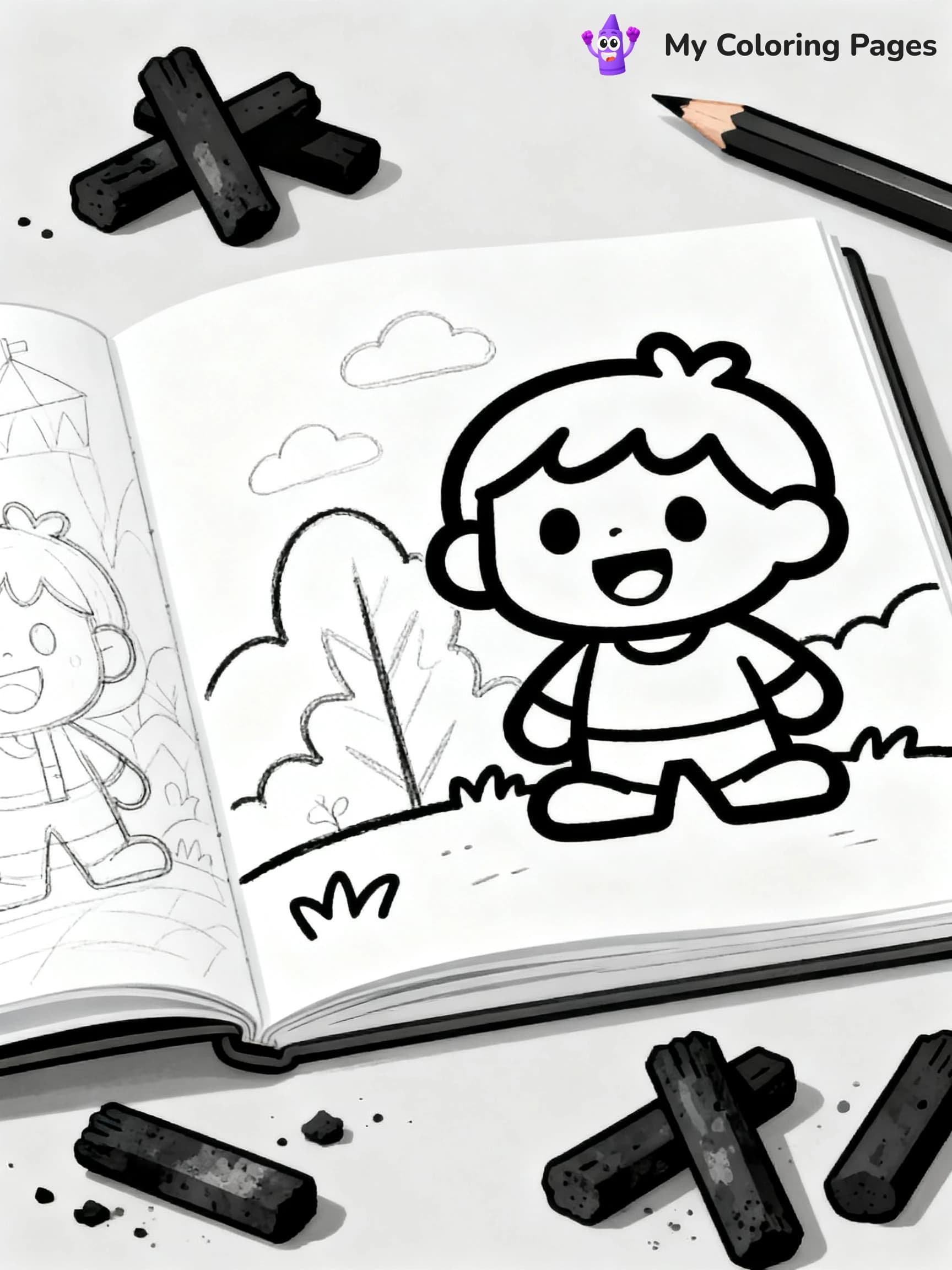 Art Supplies Coloring Pages - 11