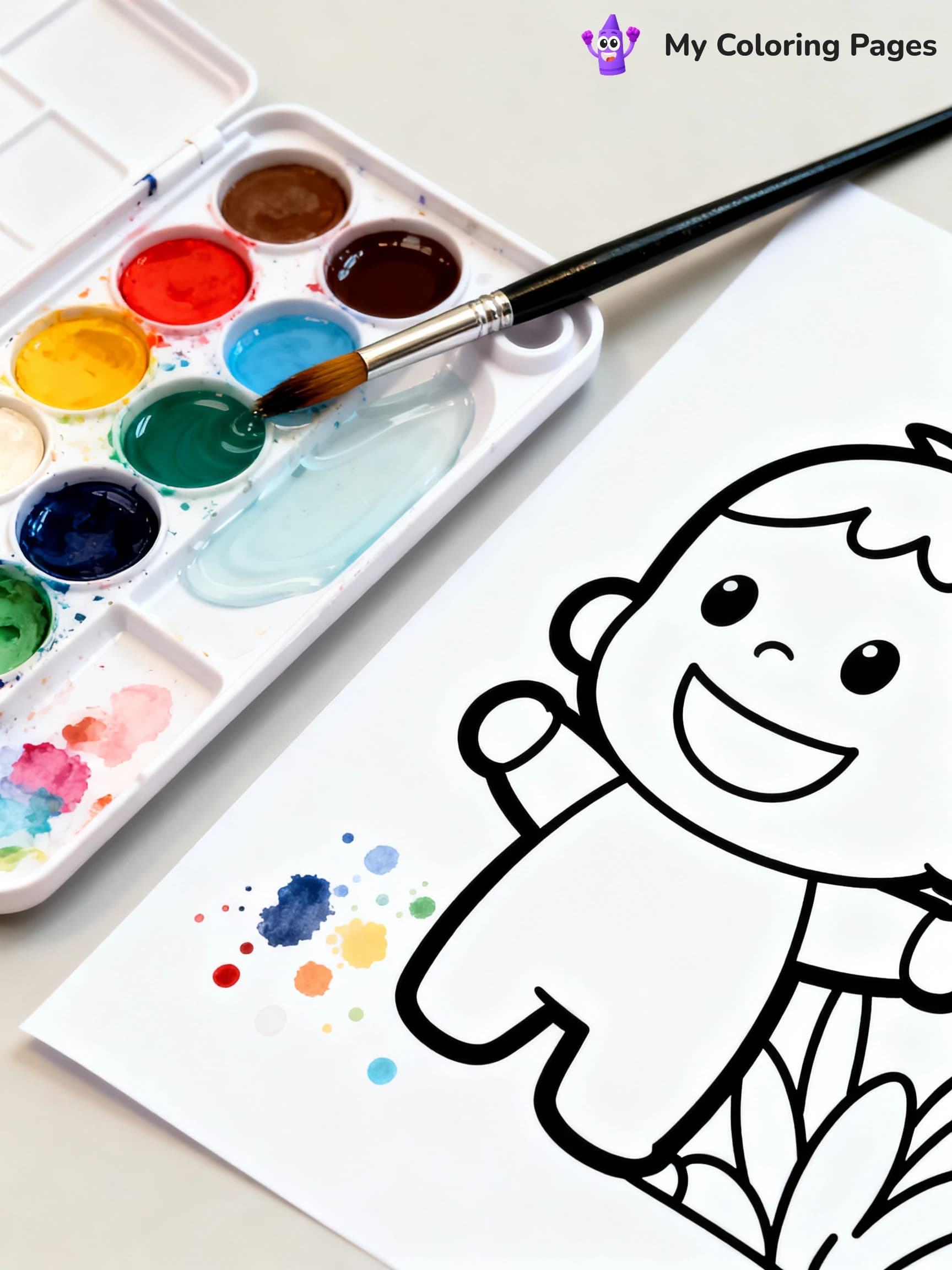 Art Supplies Coloring Pages - 3