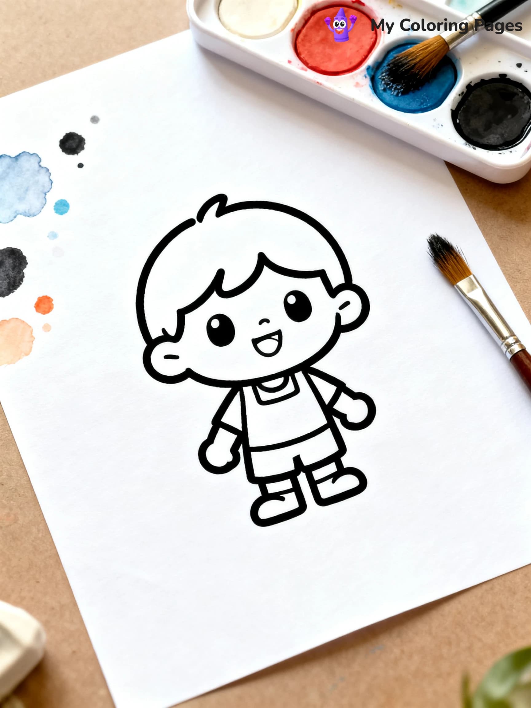 Art Supplies Coloring Pages - 2