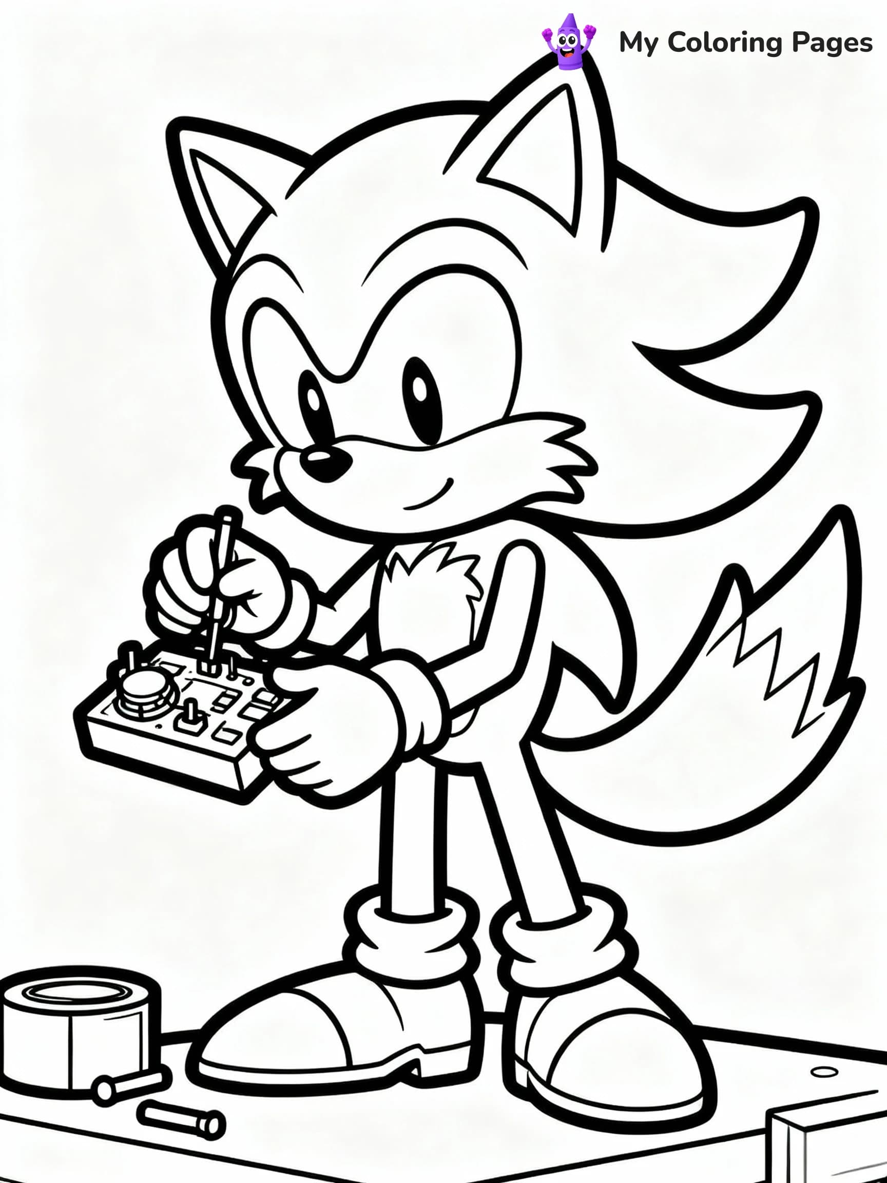 Sonic Coloring Pages - 24