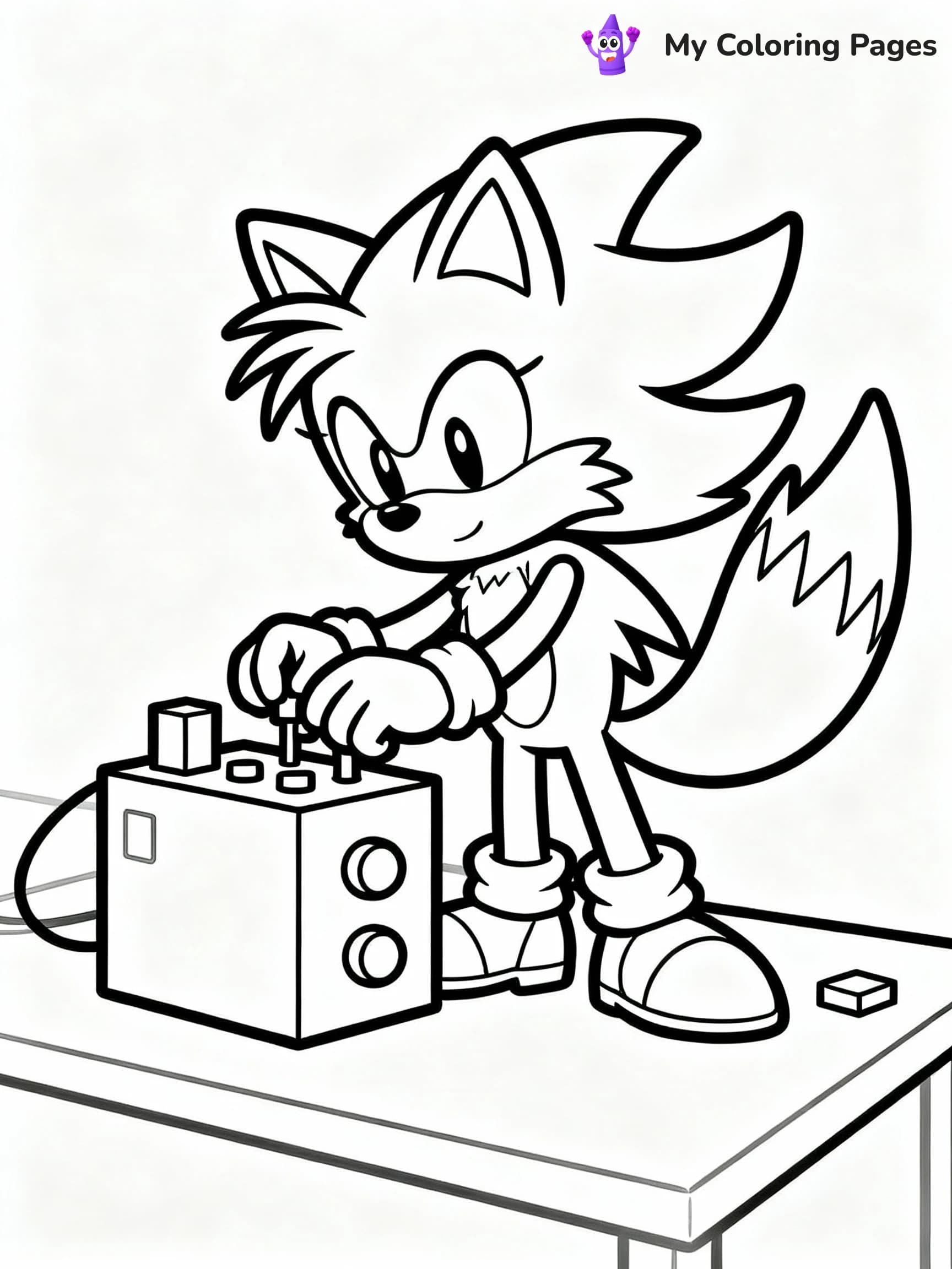 Sonic Coloring Pages - 23