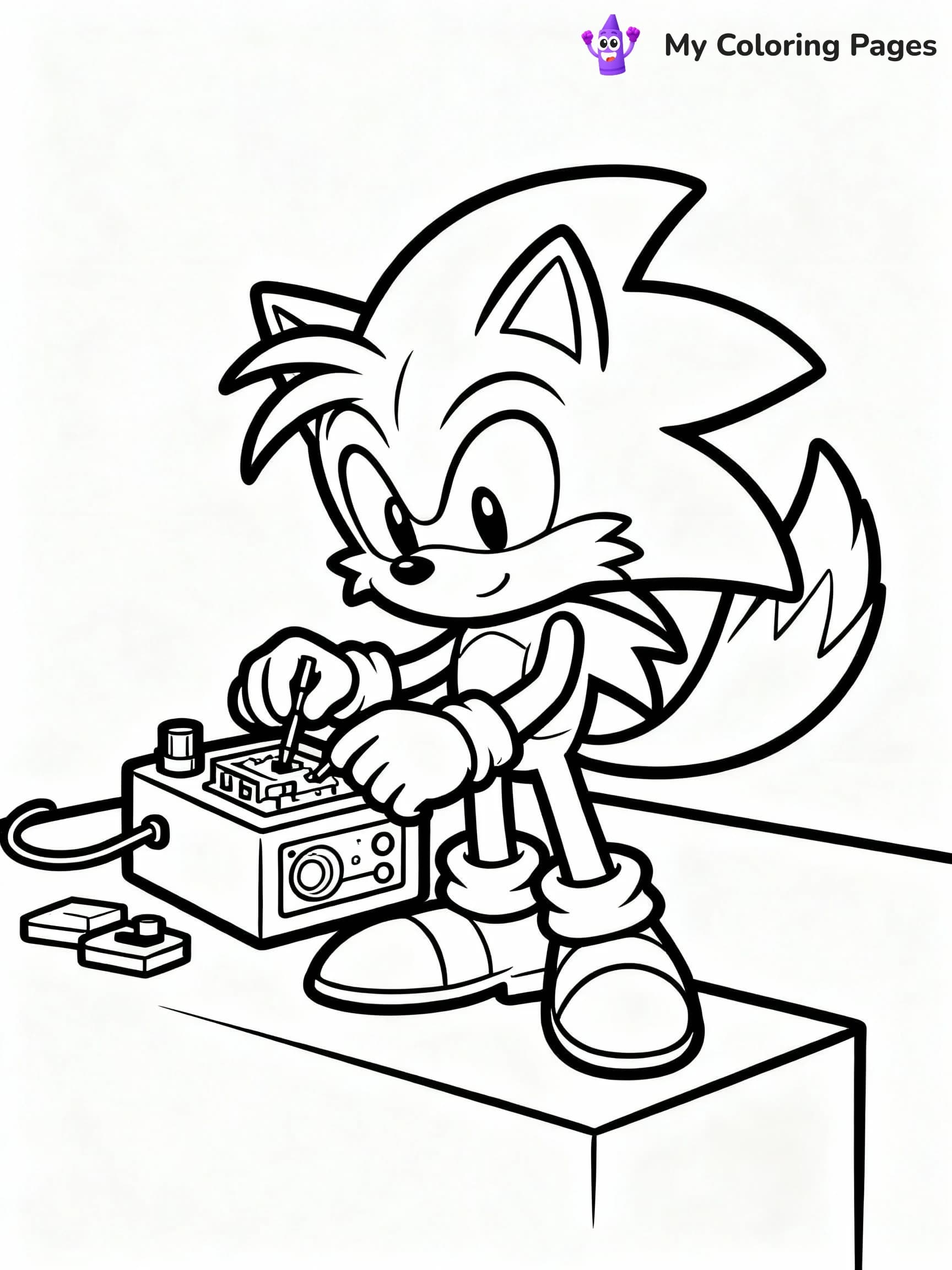 Sonic Coloring Pages - 21