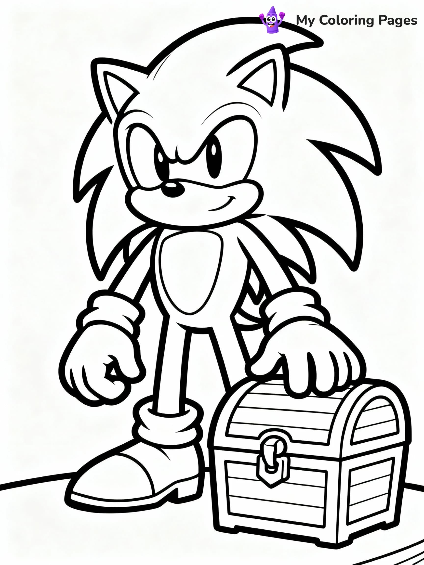 Sonic Coloring Pages - 19