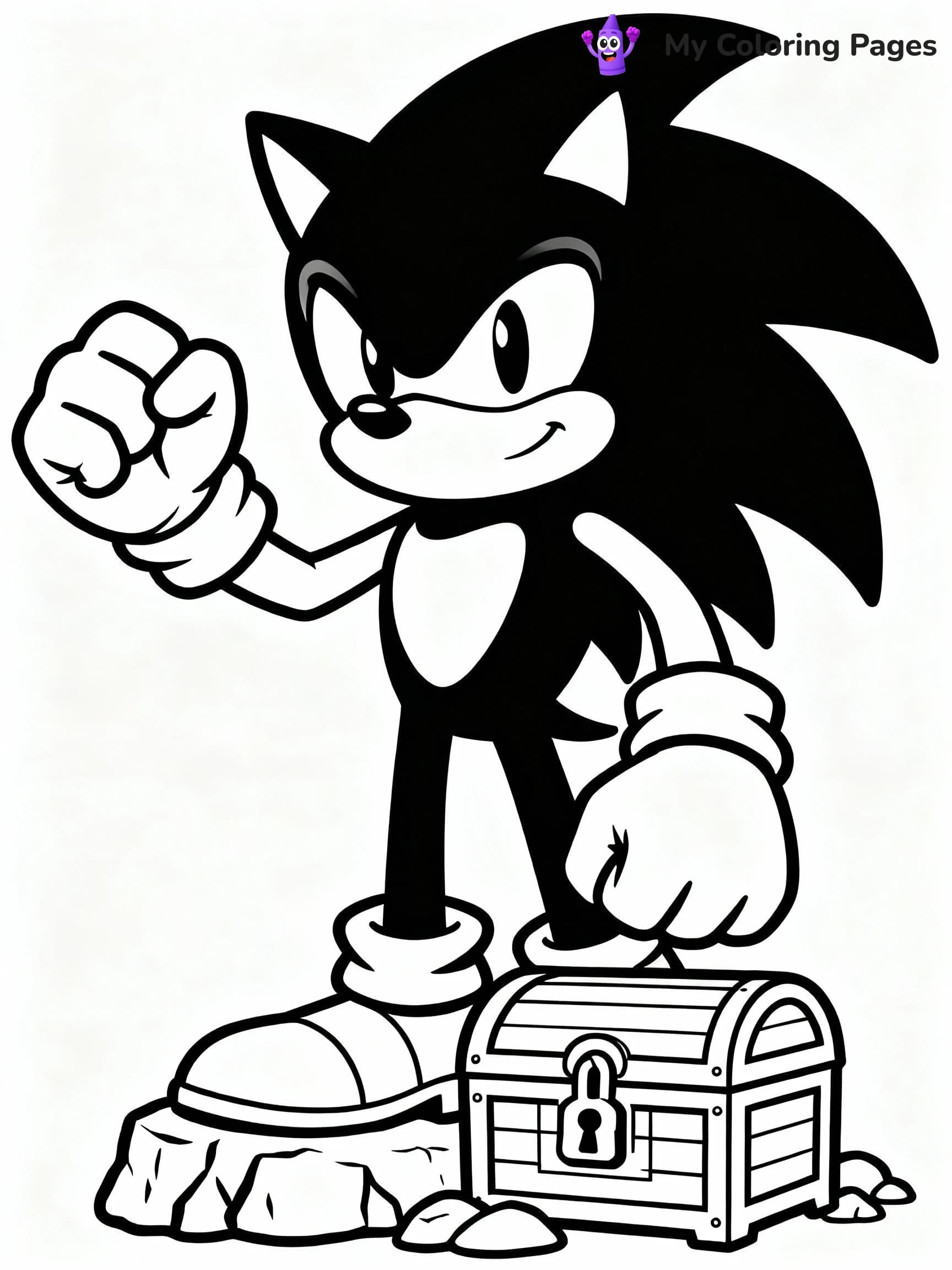 Sonic Coloring Pages - 17