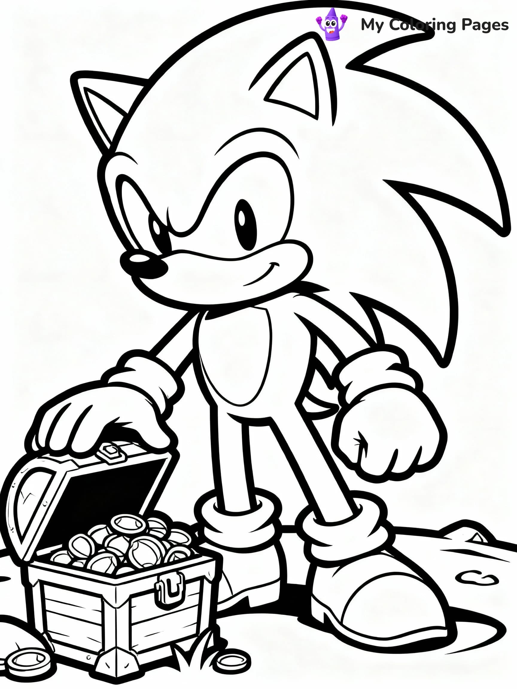 Sonic Coloring Pages - 15
