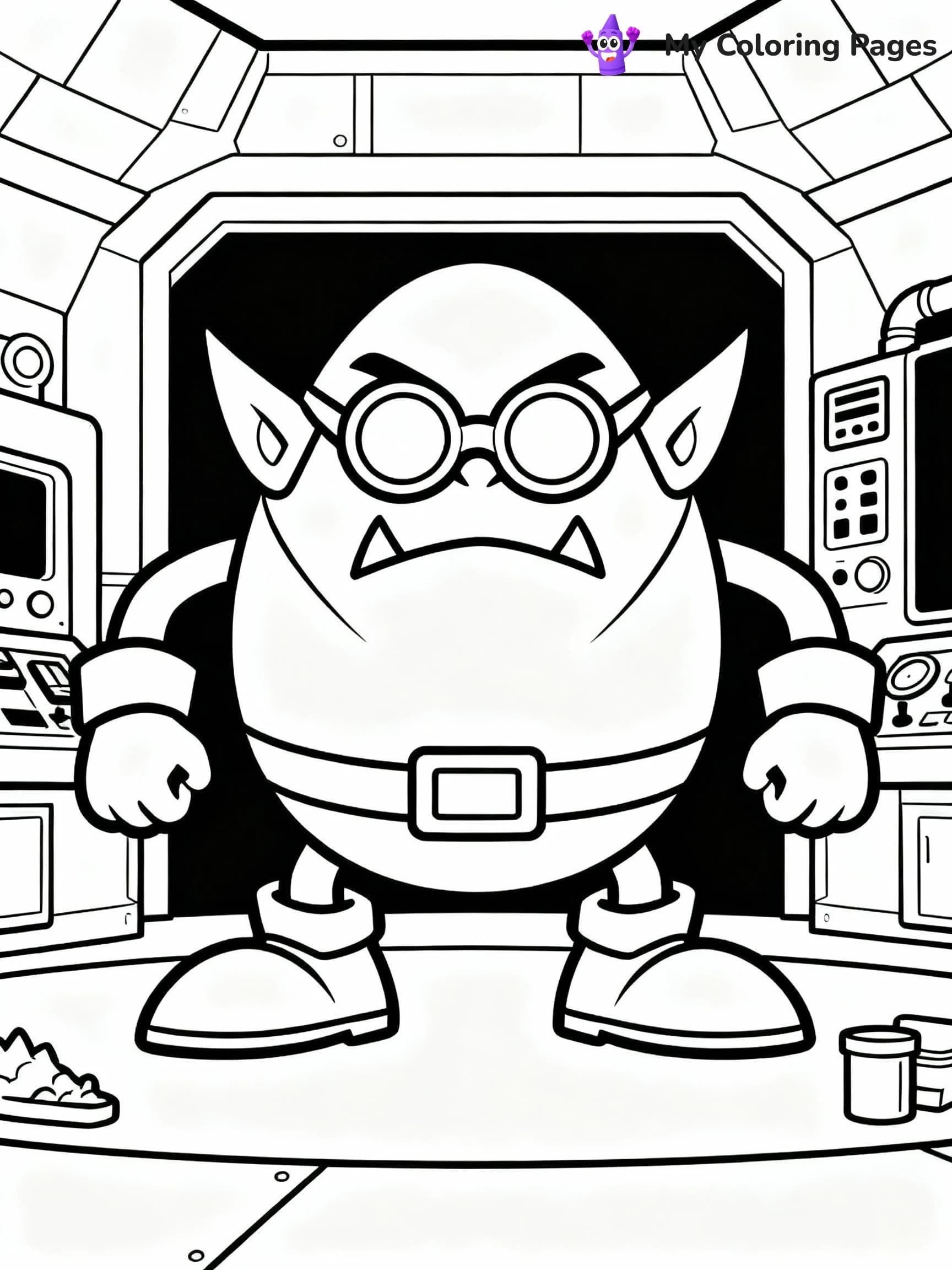 Sonic Coloring Pages - 8