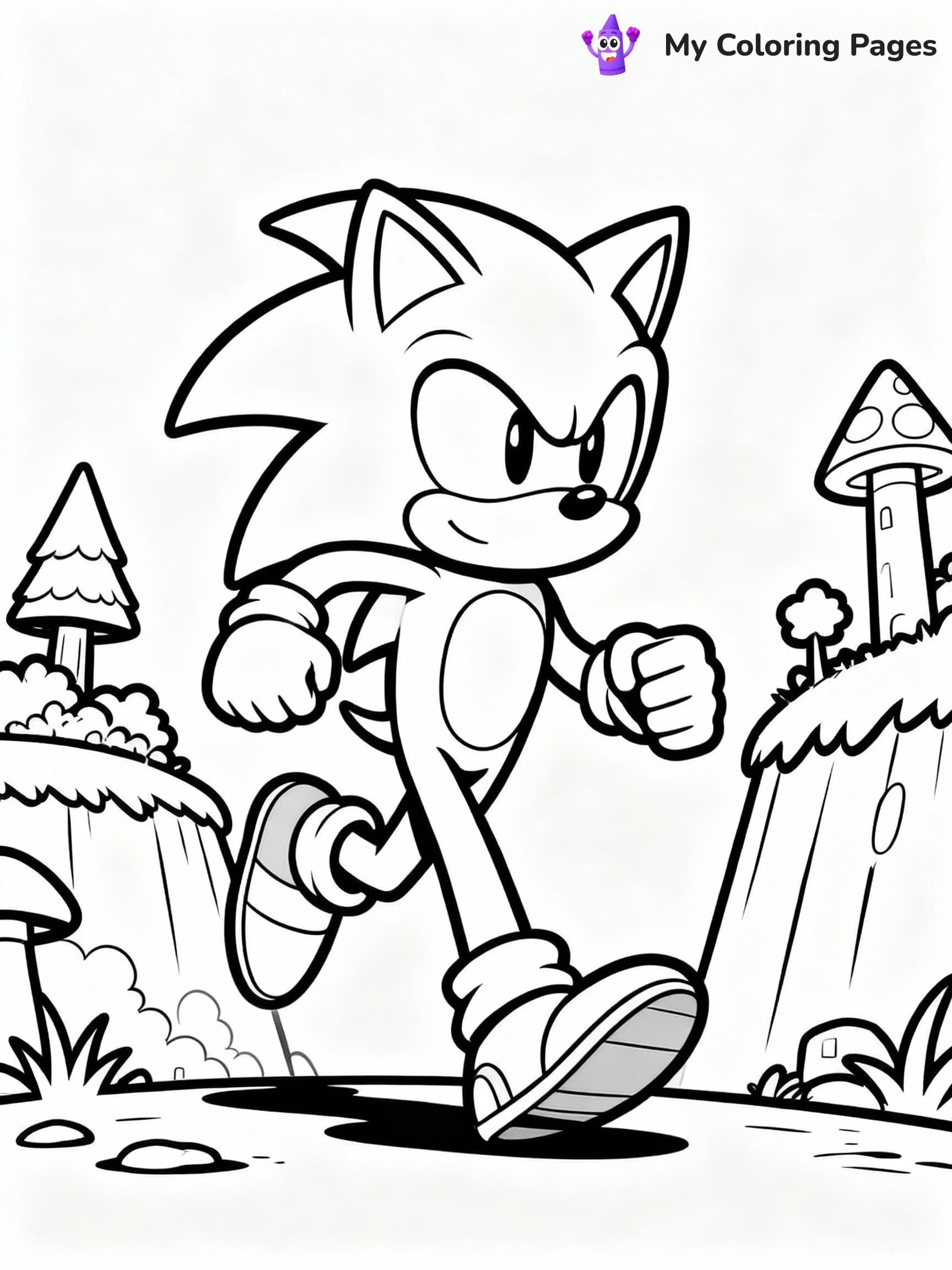 Sonic Coloring Pages - 6