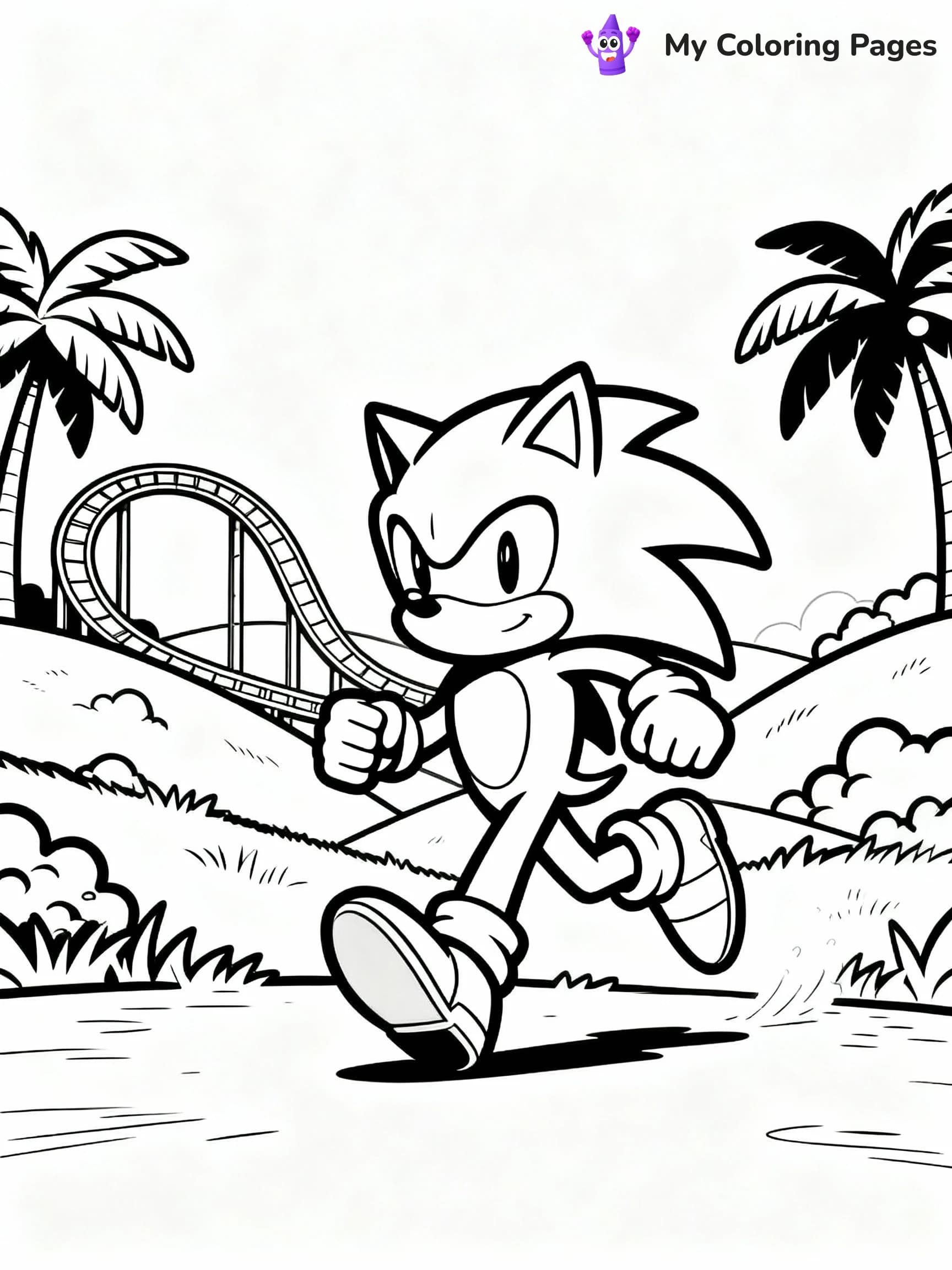 Sonic Coloring Pages - 5