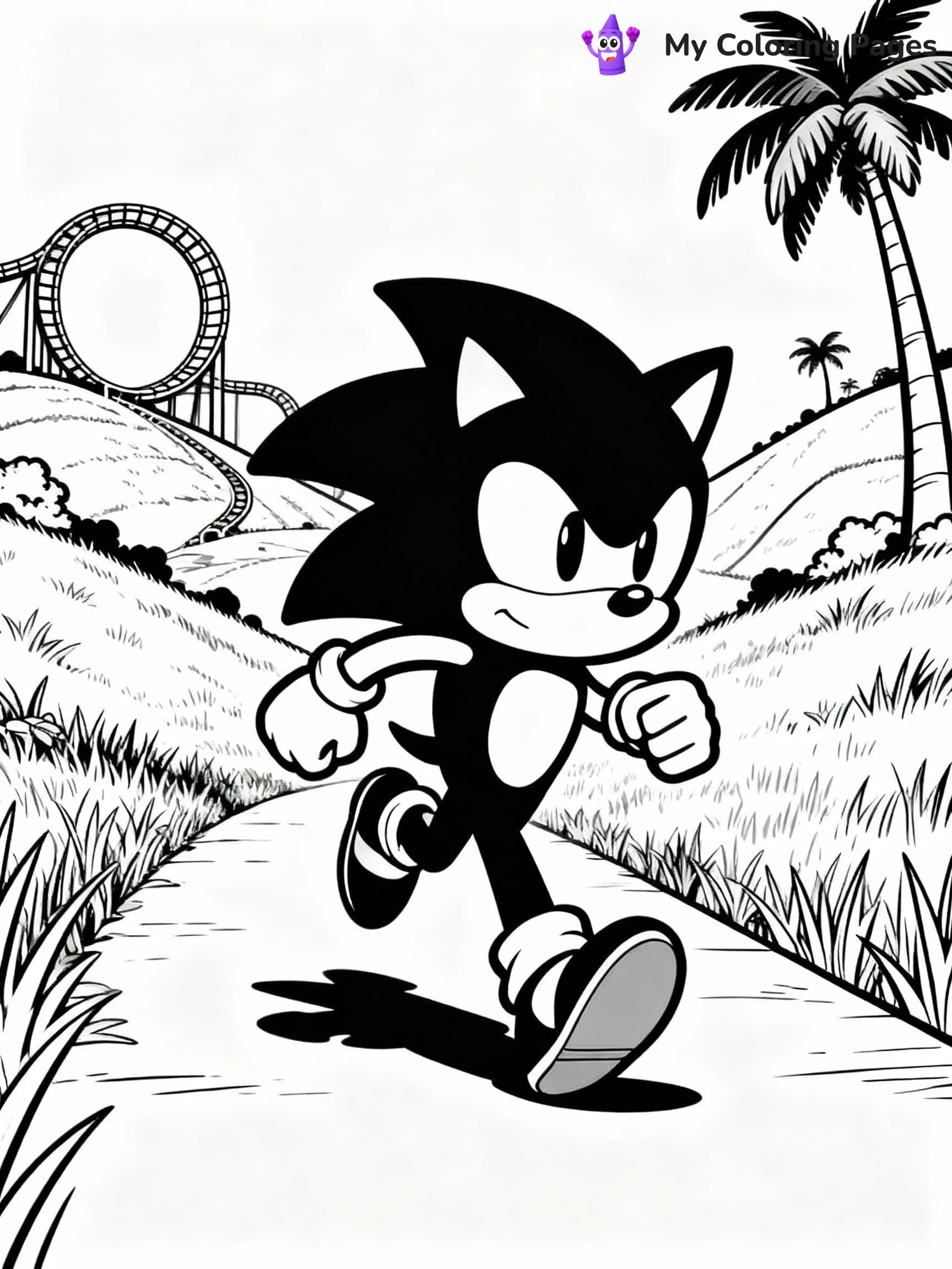 Sonic Coloring Pages - 3