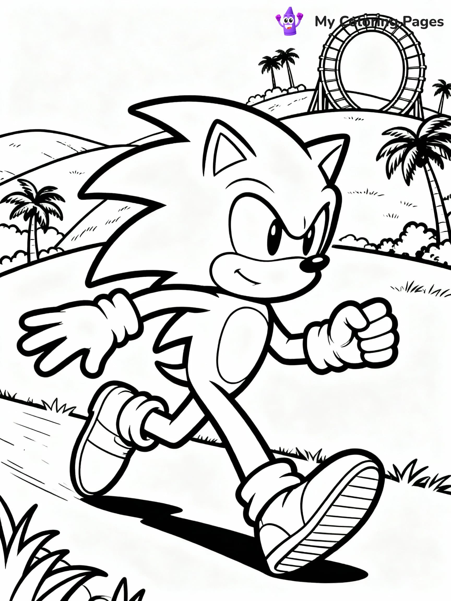 Sonic Coloring Pages - 2