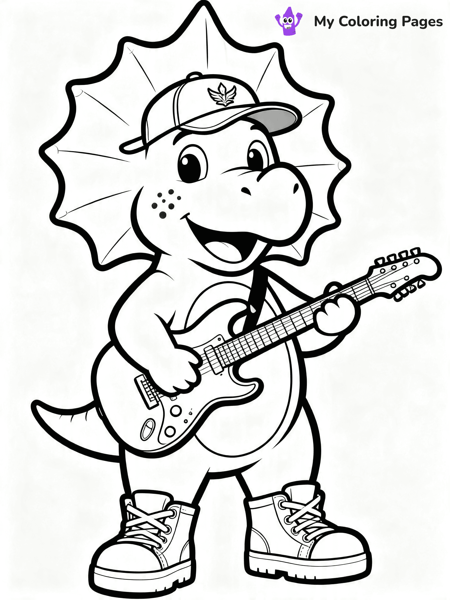 Barney And Friends Coloring Pages - 21