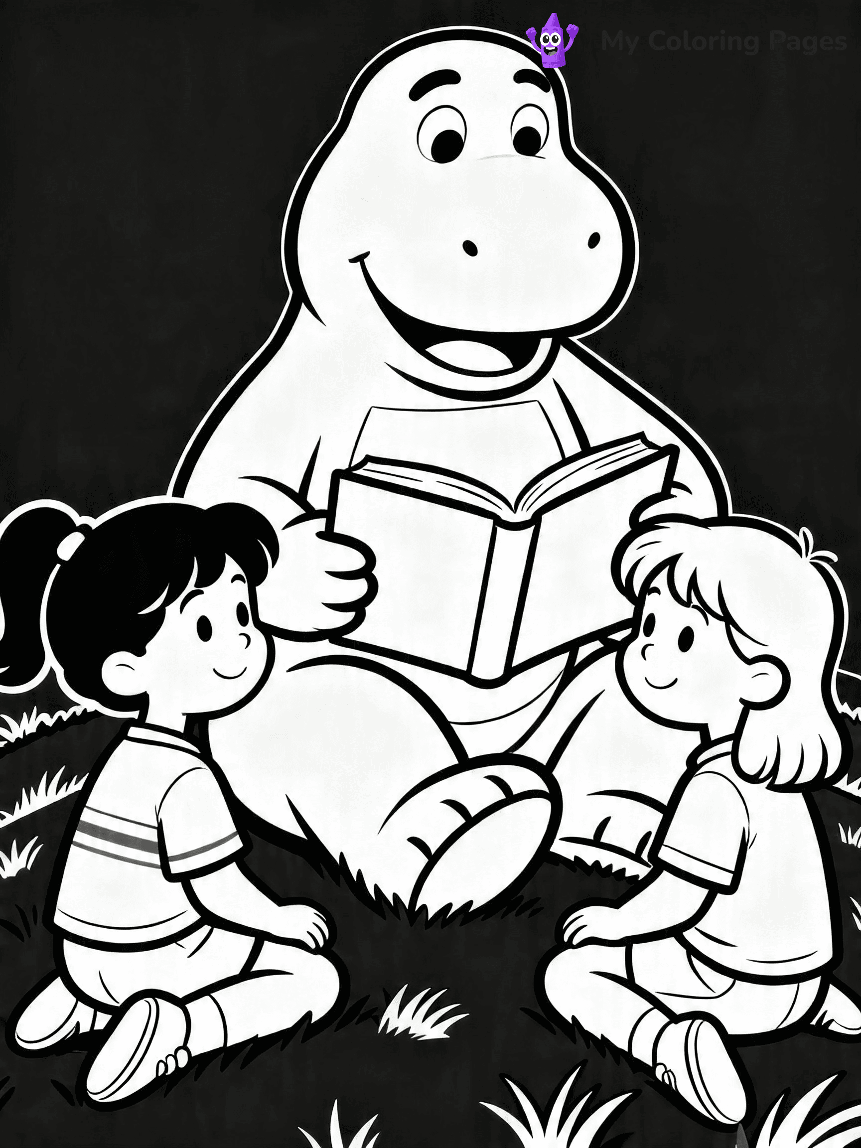 Barney And Friends Coloring Pages - 13