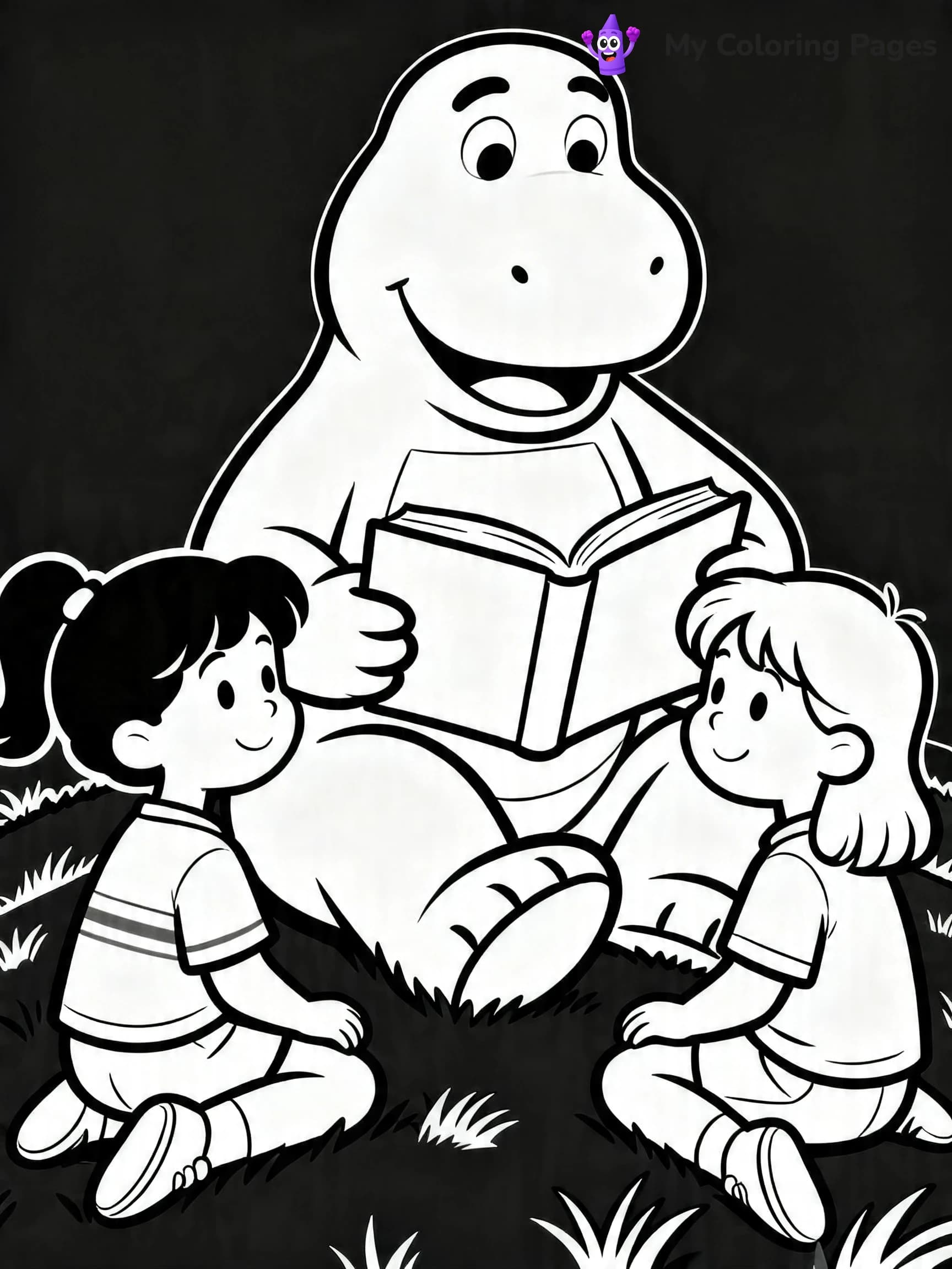 Barney And Friends Coloring Pages - 13
