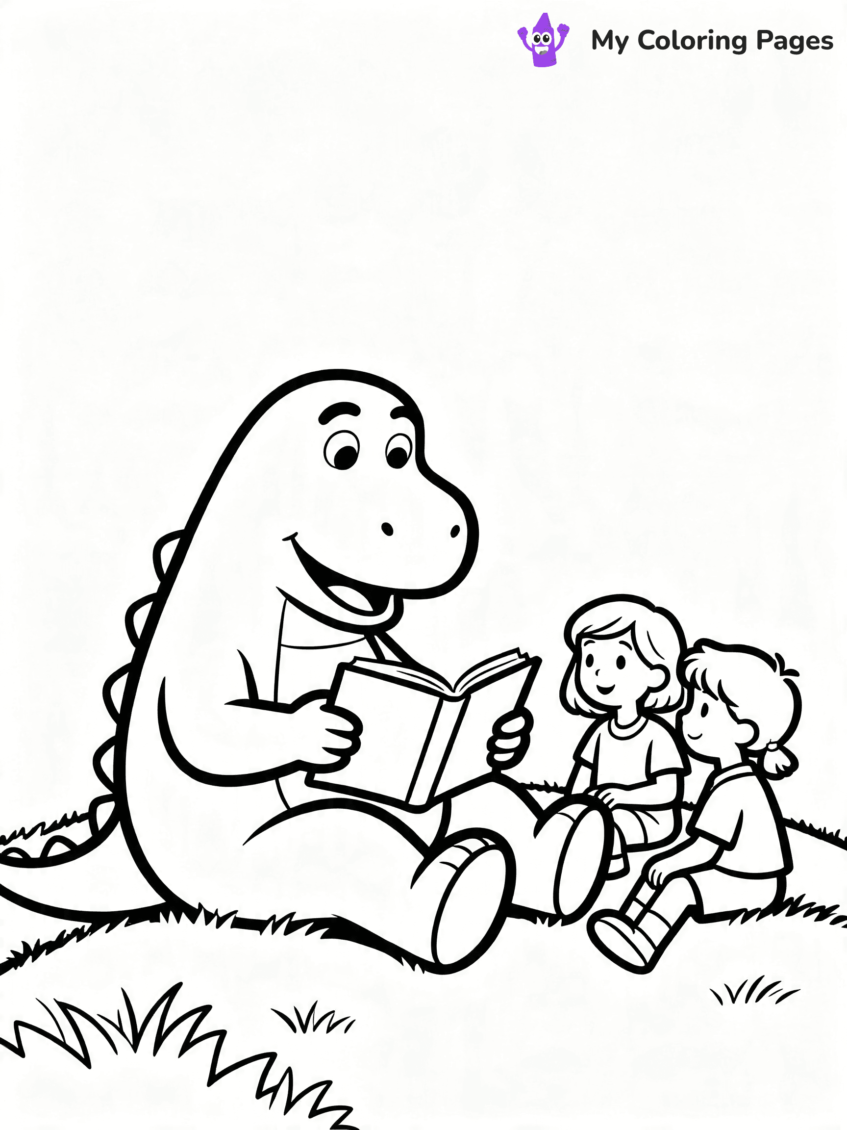 Barney And Friends Coloring Pages - 12