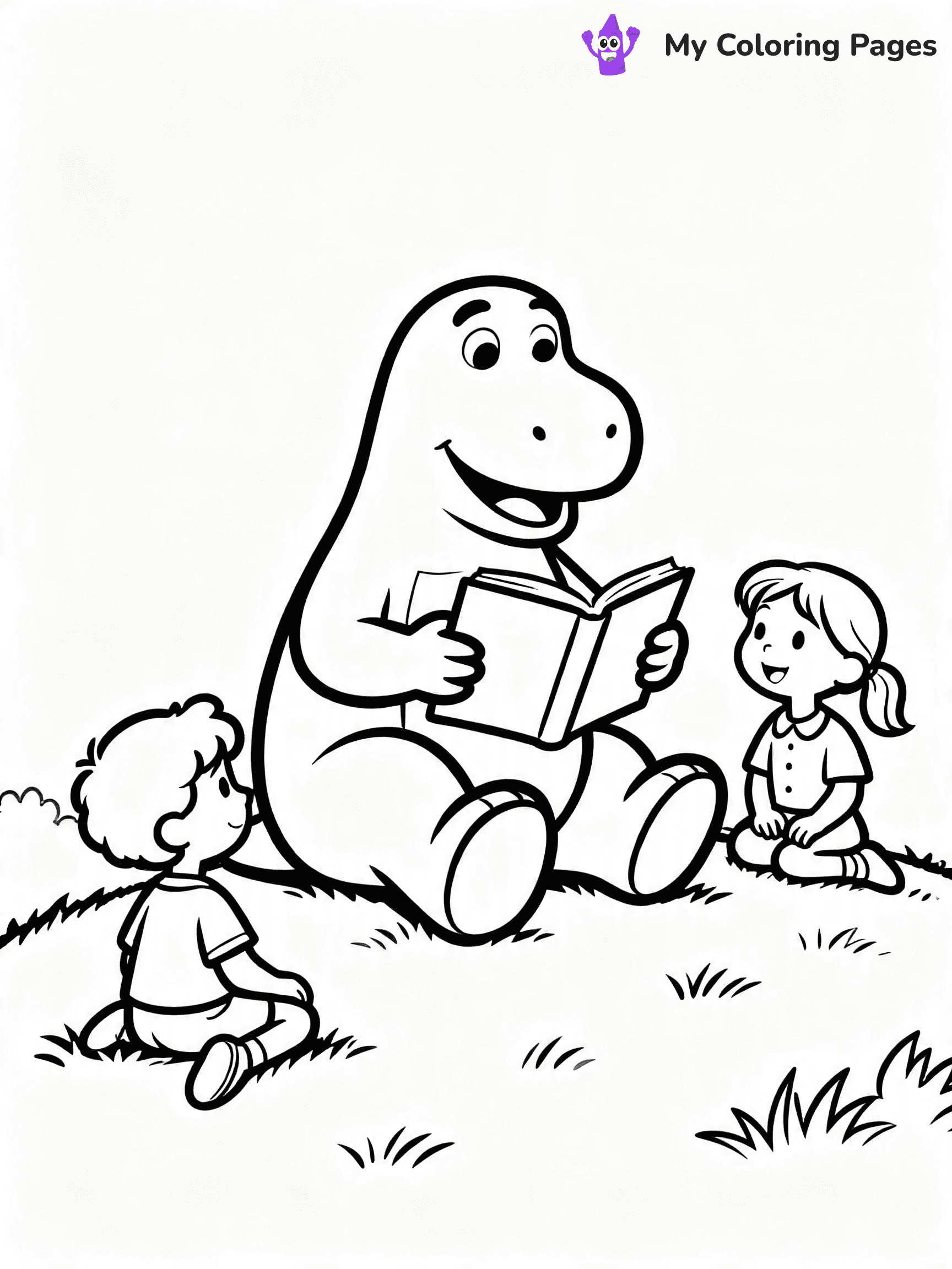 Barney And Friends Coloring Pages - 11