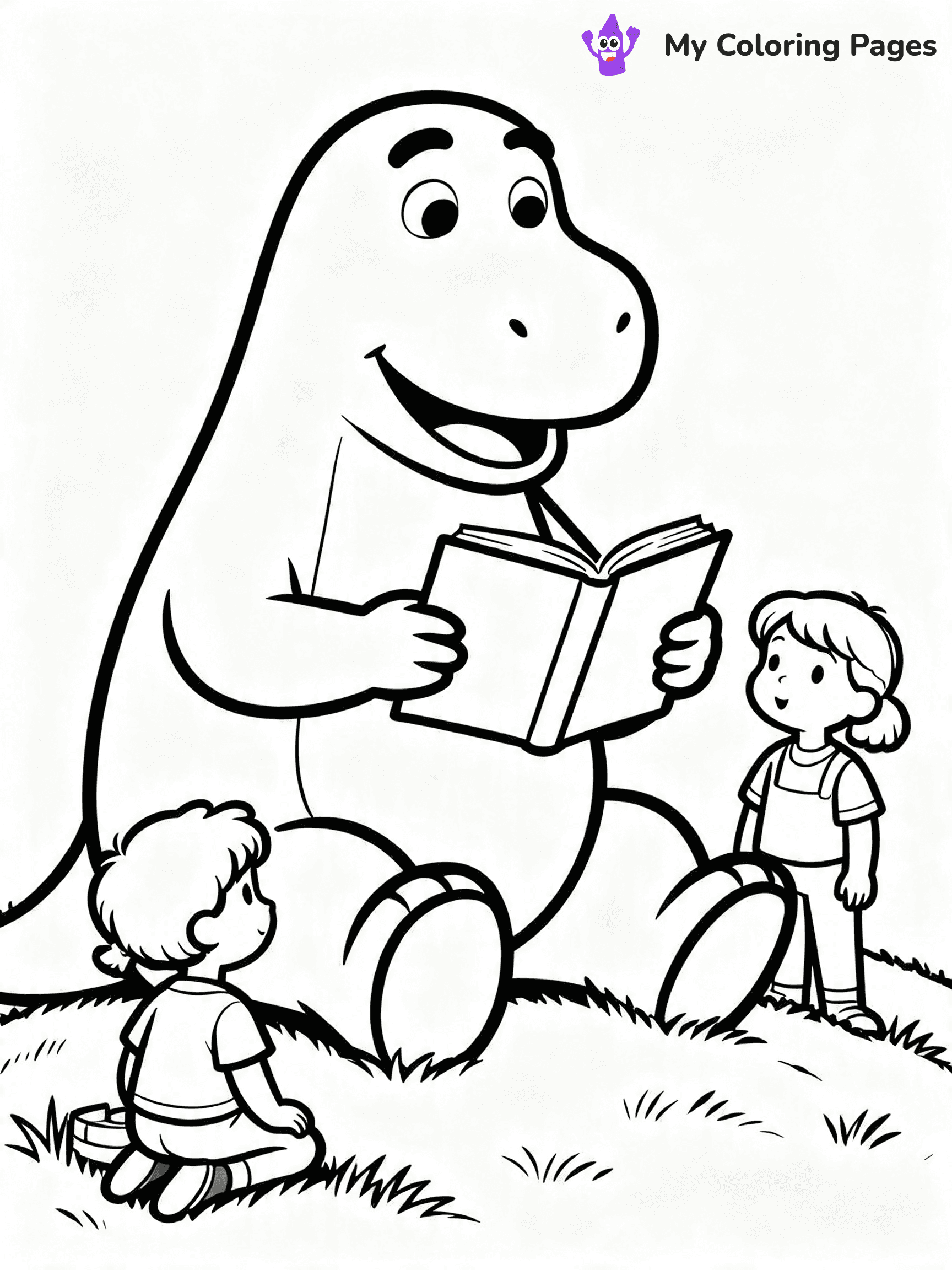 Barney And Friends Coloring Pages - 10