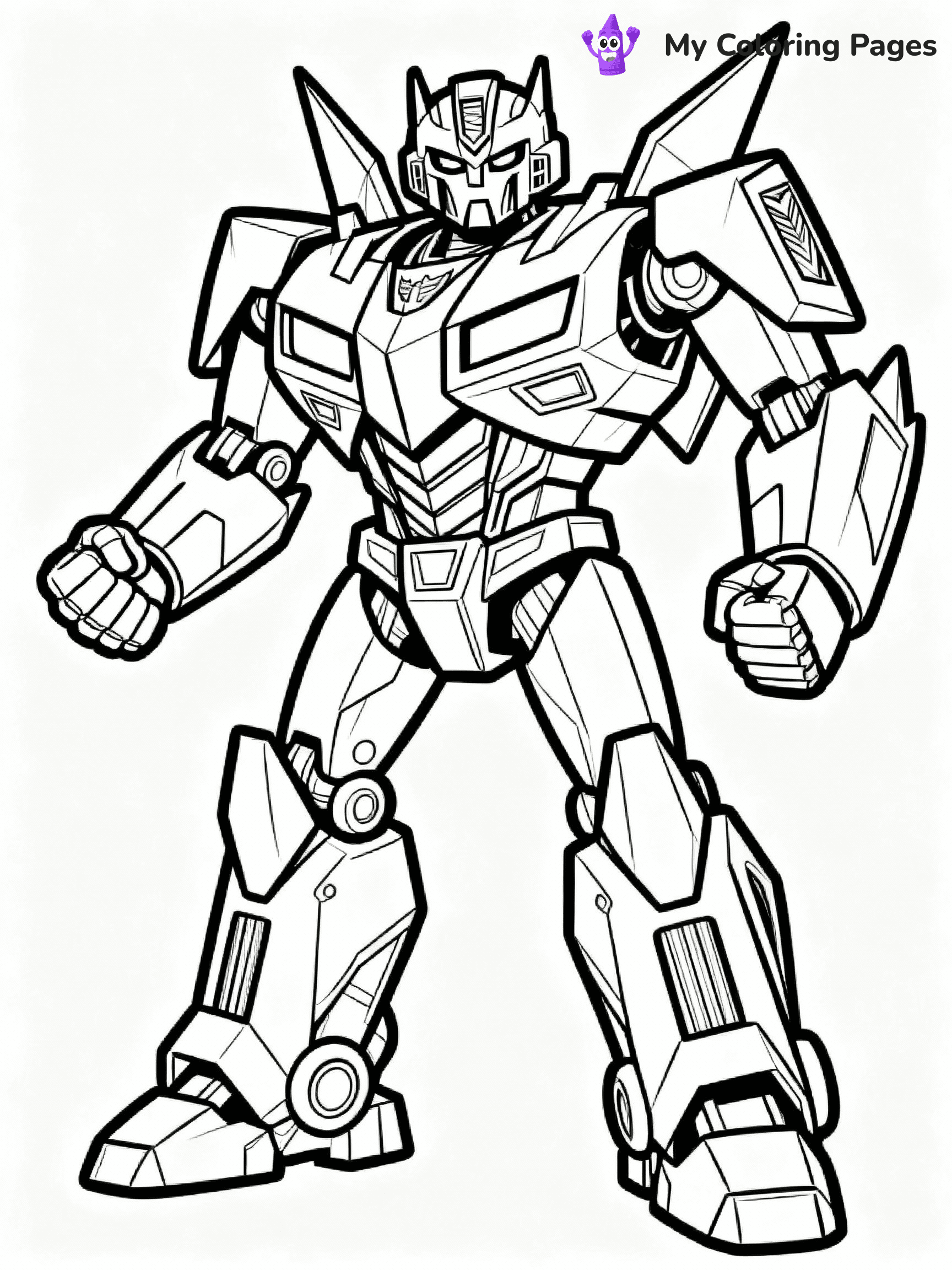 Bumblebee Transformer Coloring Pages - 23