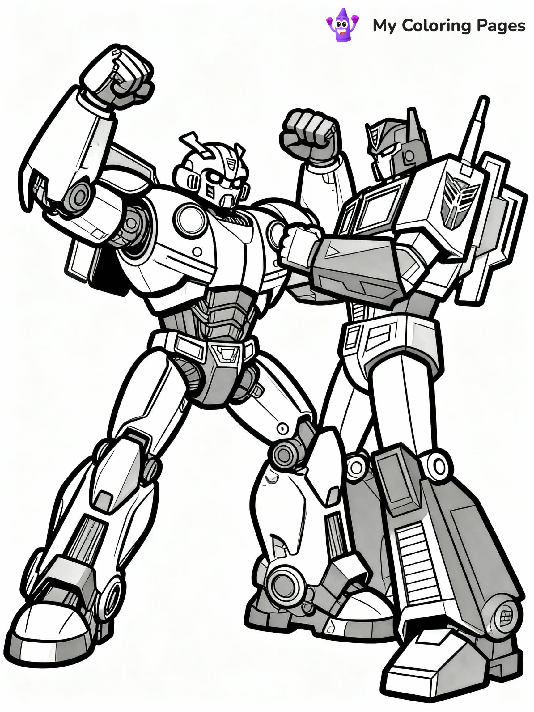 Bumblebee Transformer Coloring Pages - 11